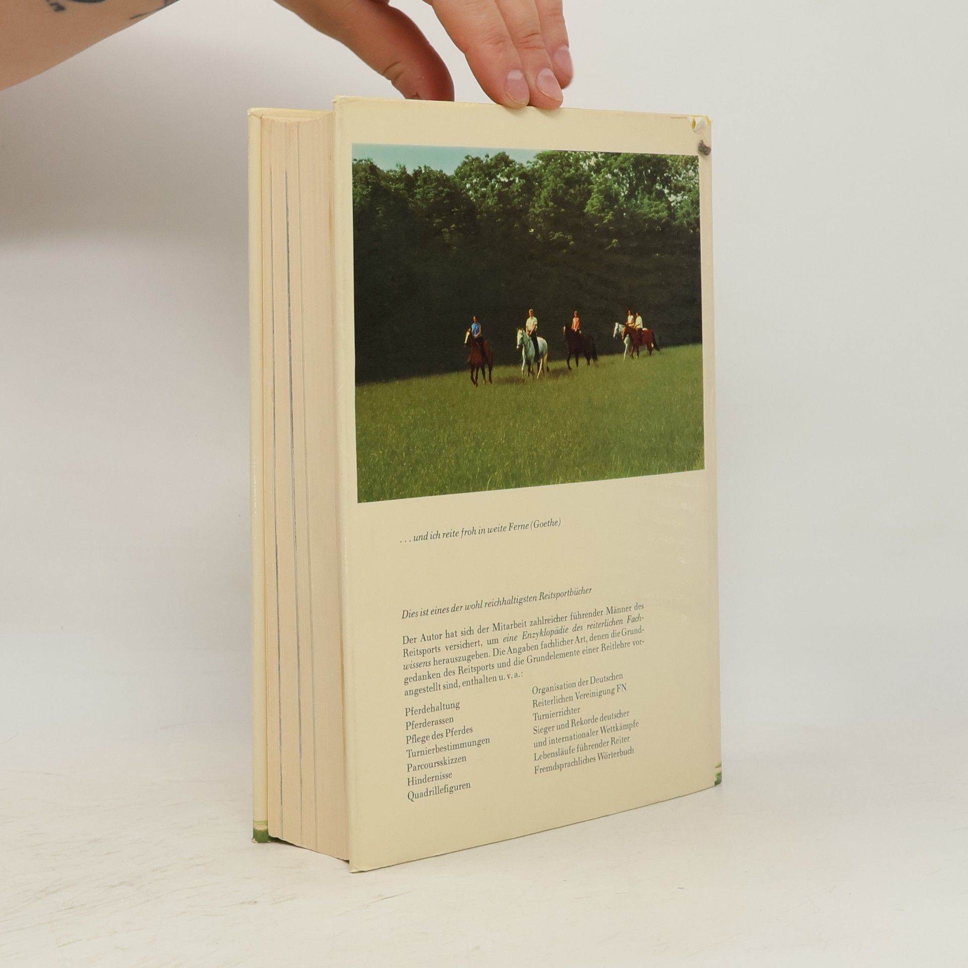 Rolf Dittmar Heinze Das Buch vom Reitsport
