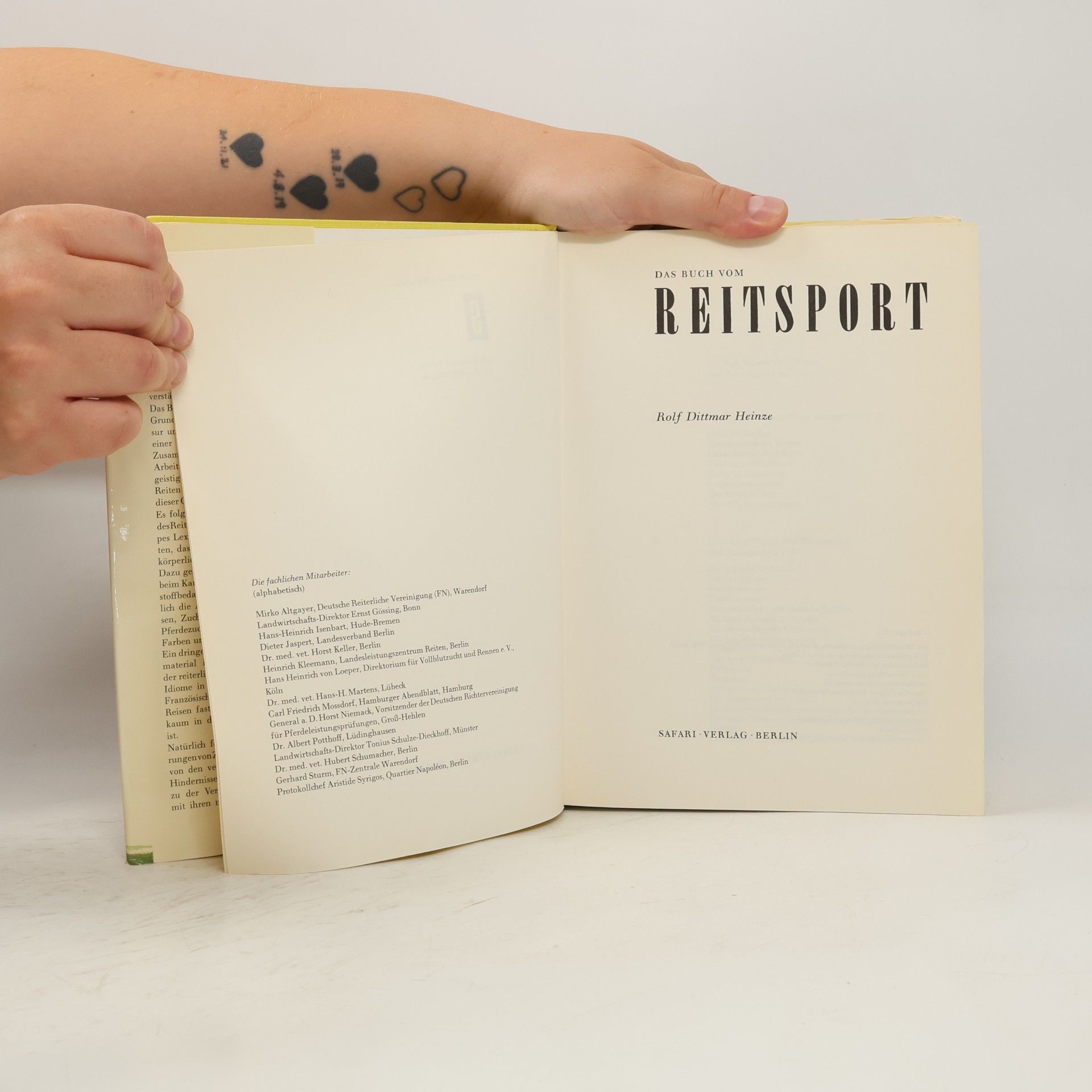 Rolf Dittmar Heinze Das Buch vom Reitsport
