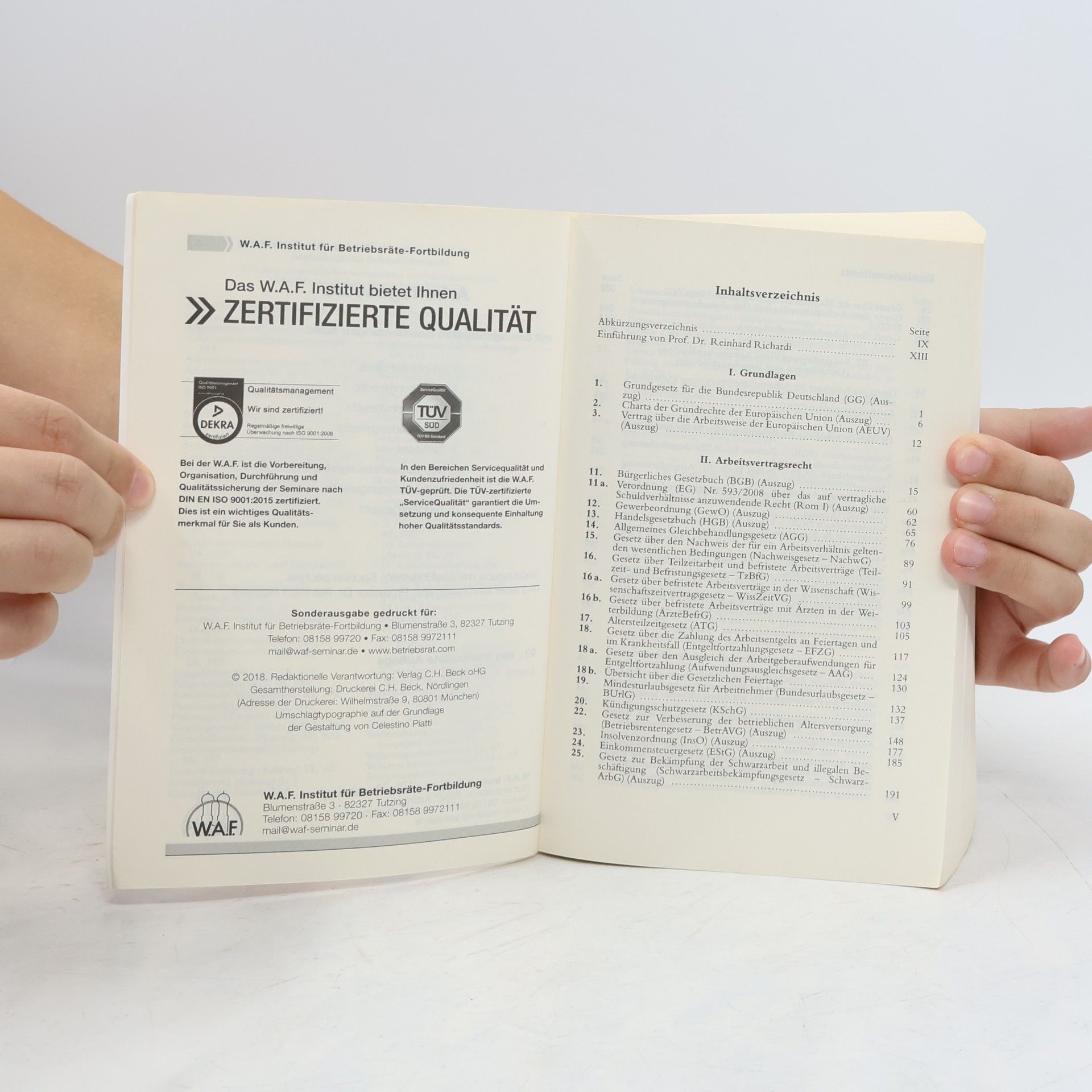 Autorenkollektiv ArbG Arbeitsgesetze