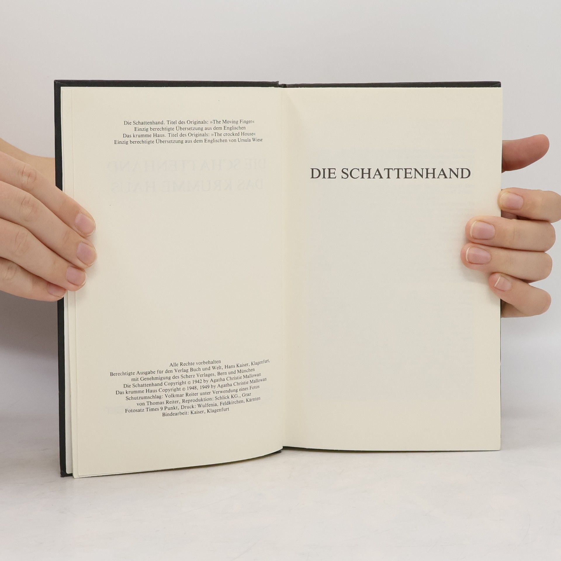 Agatha Christie Die Schattenhand a Das krumme Haus