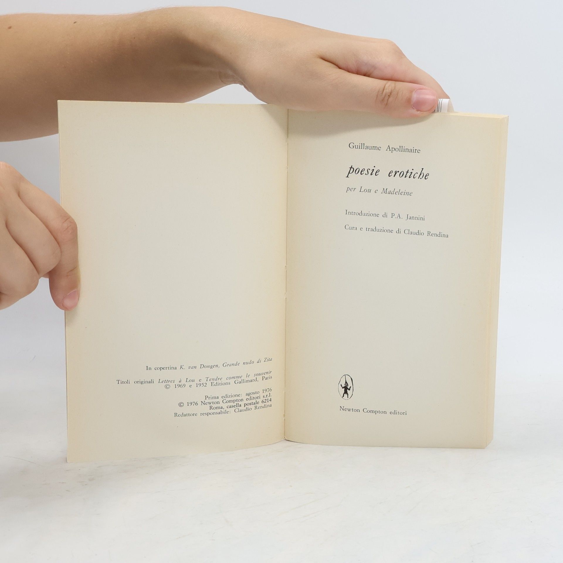 Guillaume Apollinaire Poesie erotiche
