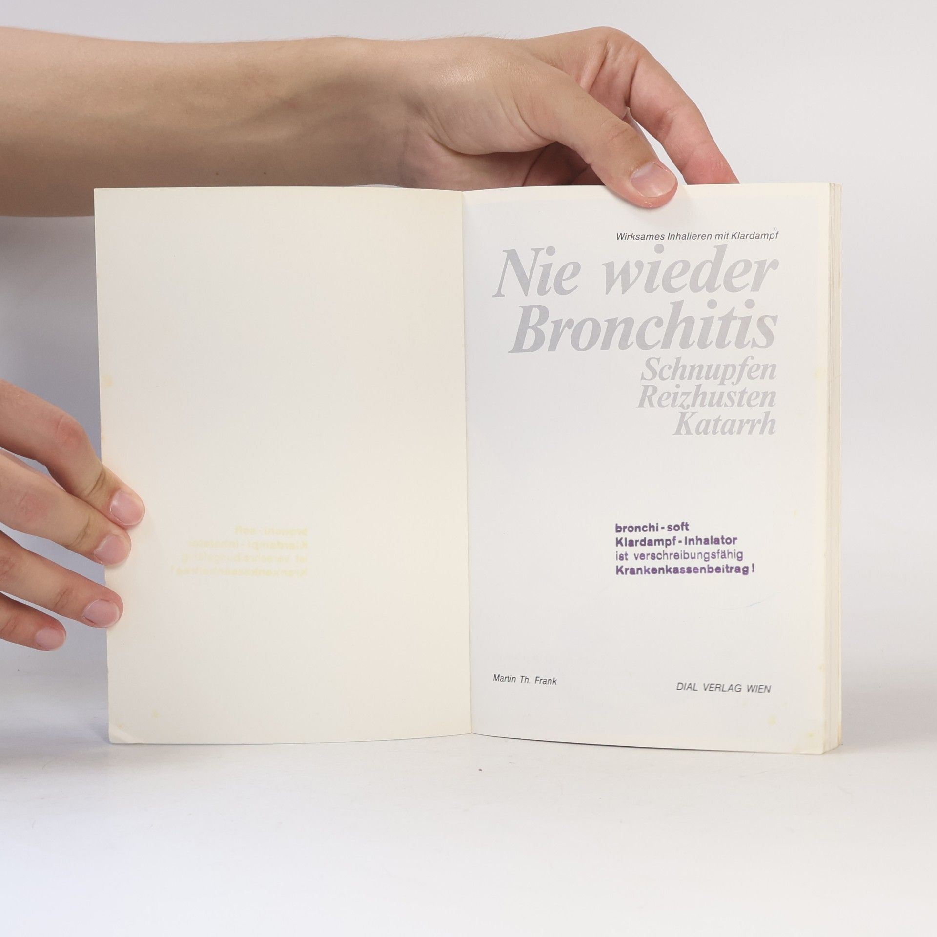 Martin Th. Frank Nie wieder Bronchitis