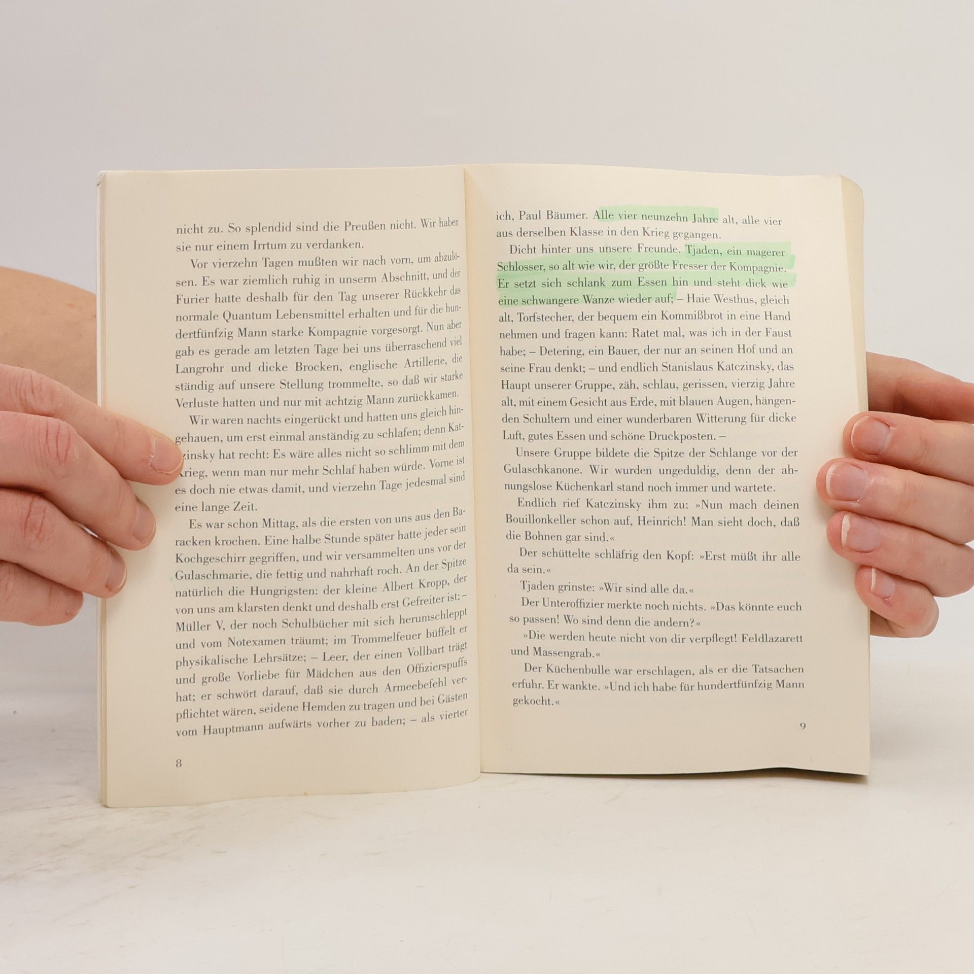 Erich Maria Remarque Im Westen nichts neues