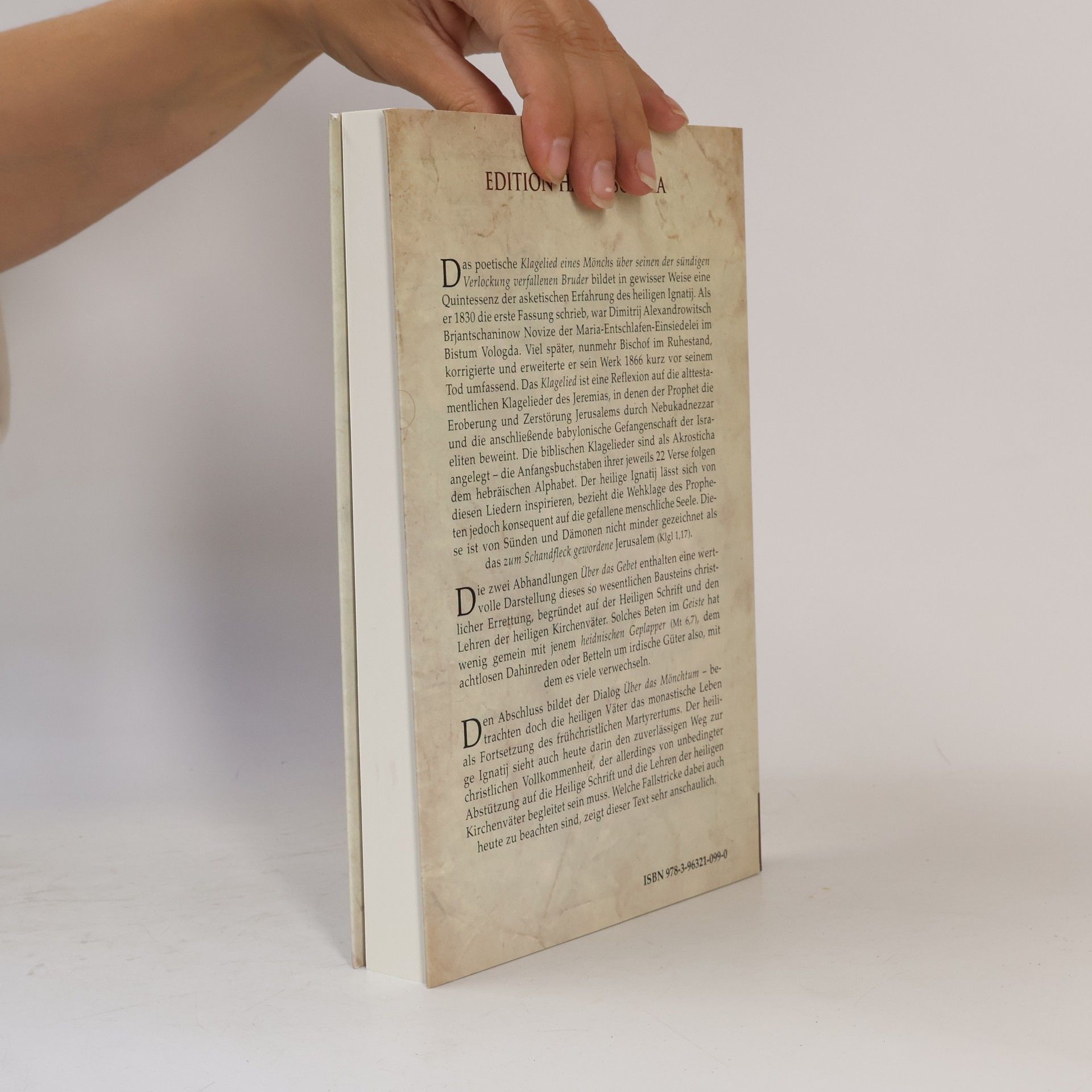 Ignatij Brjantschaninow Ausgewählte Schriften - 1: Klagelied eines Mönchs