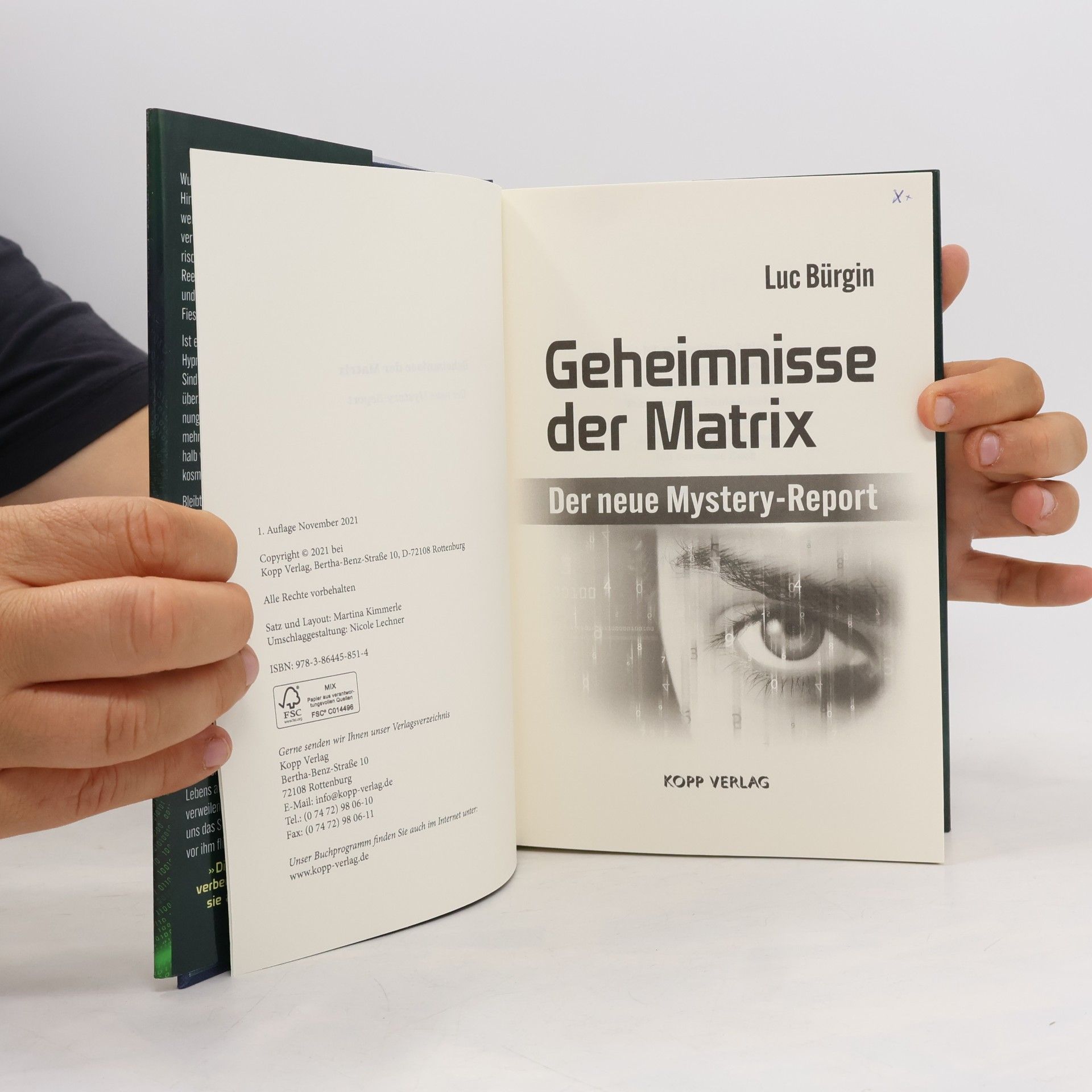 Luc Bürgin Geheimnisse der Matrix