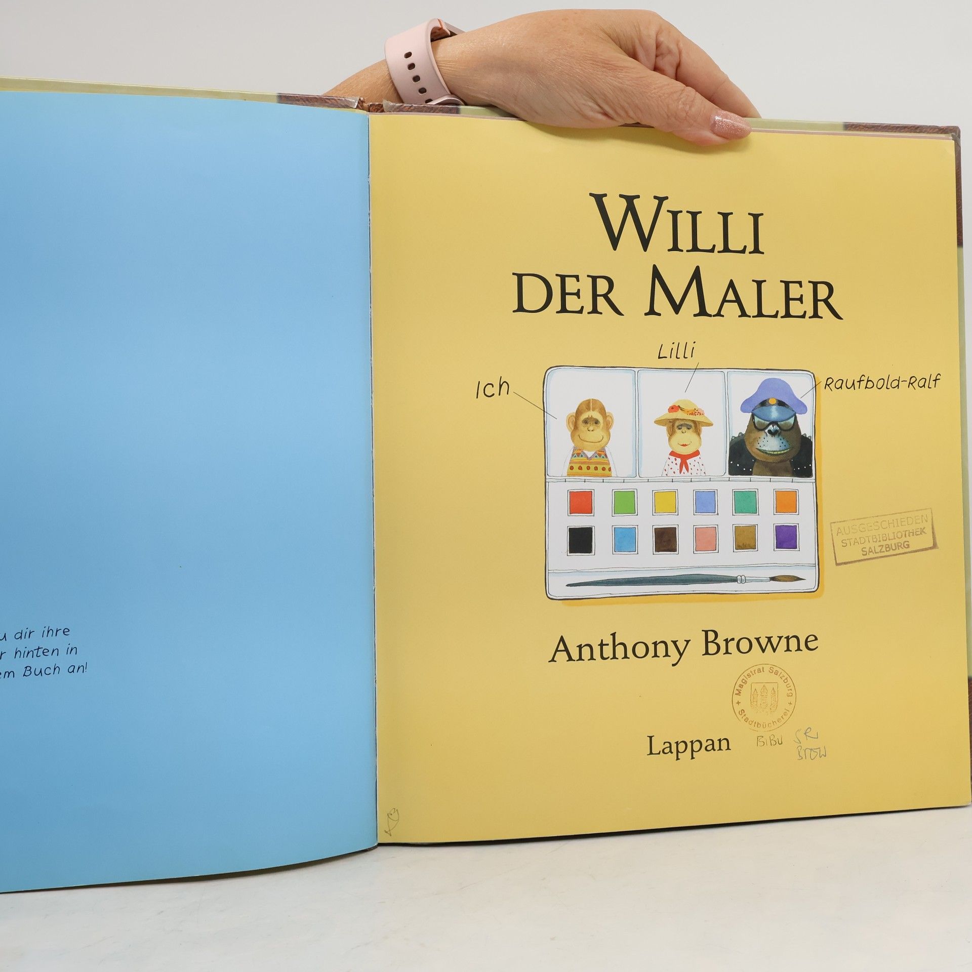 Anthony Browne Willi der Maler