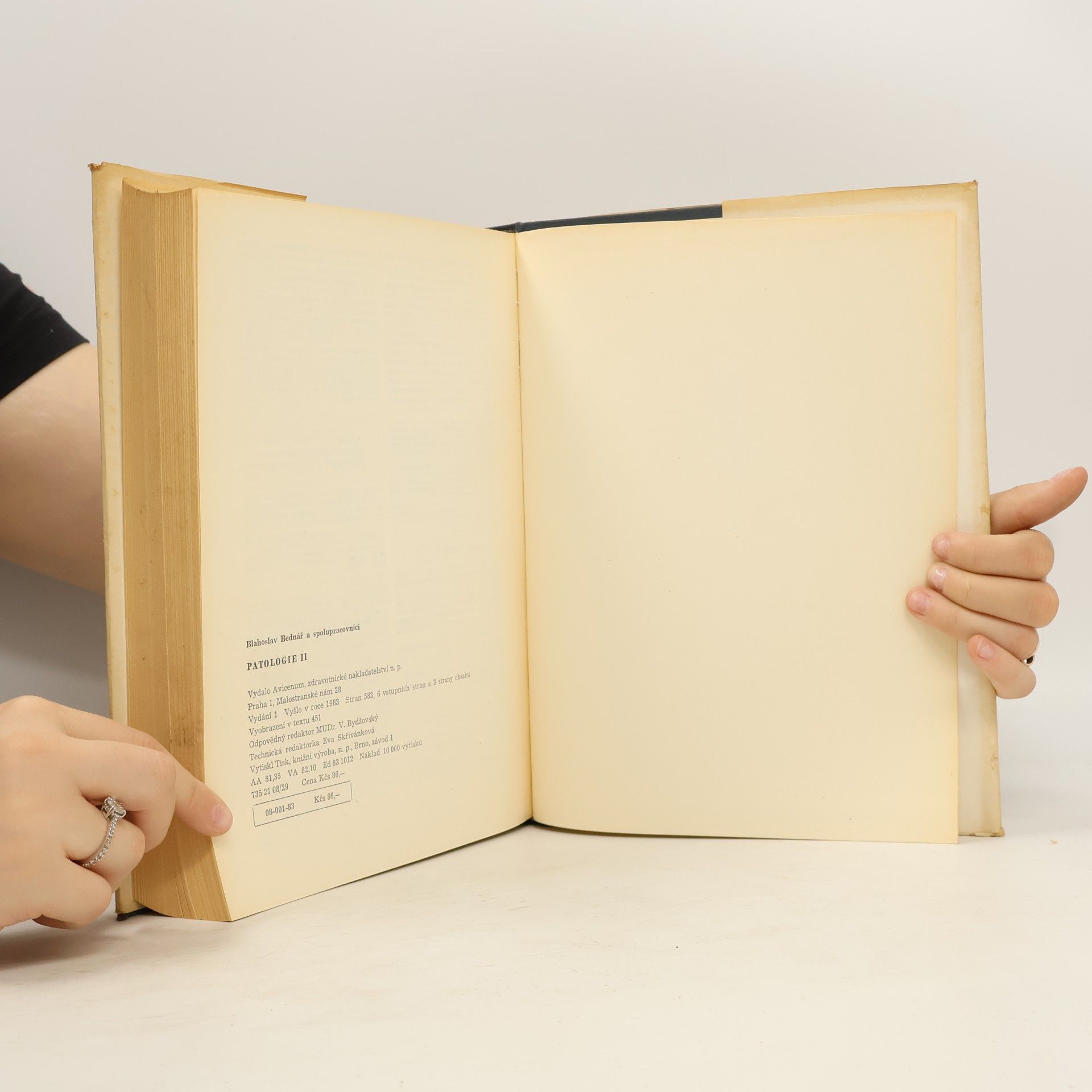 Blahoslav Bednář Patologie II