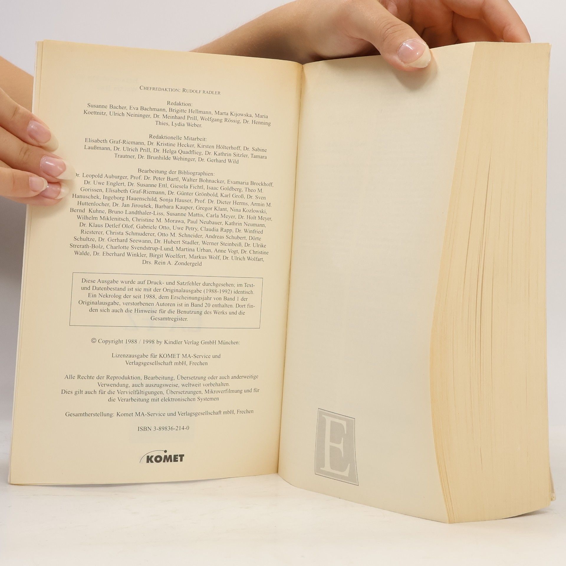 Various authors Kindlers neues Literatur-Lexikon 5