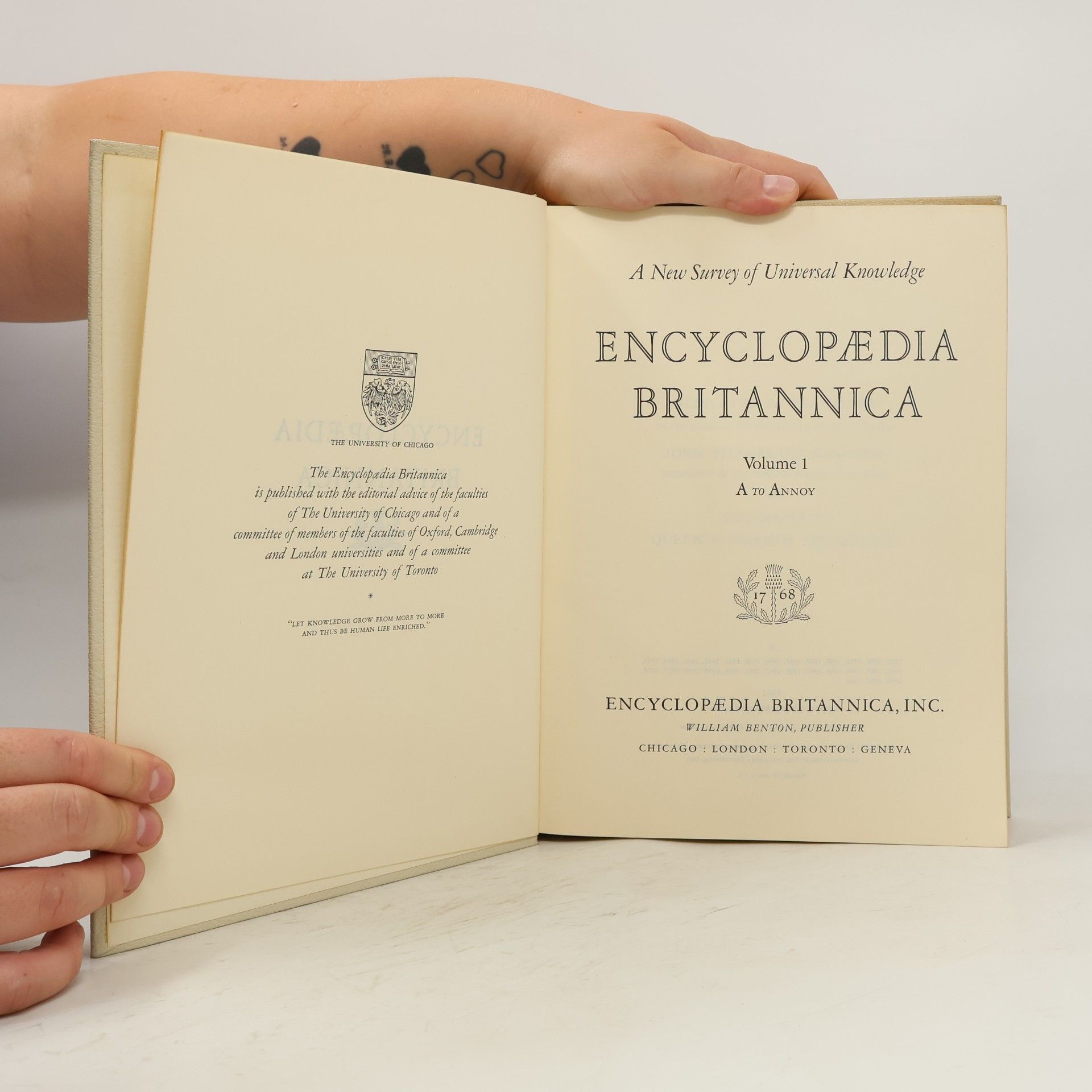 Autorenkollektiv Encyclopaedia Britannica, Vol. 1