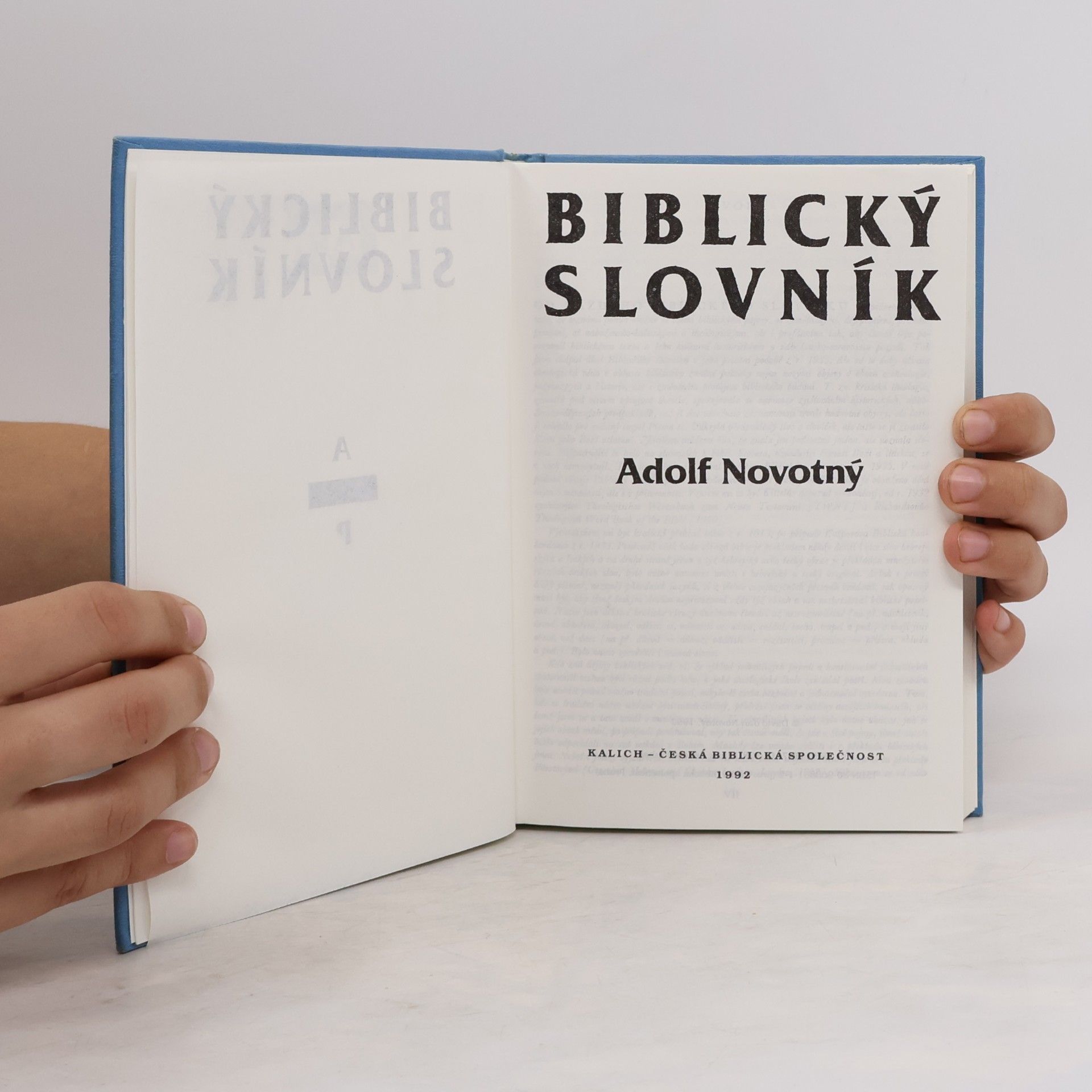 Adolf Novotný Biblický slovník A-P
