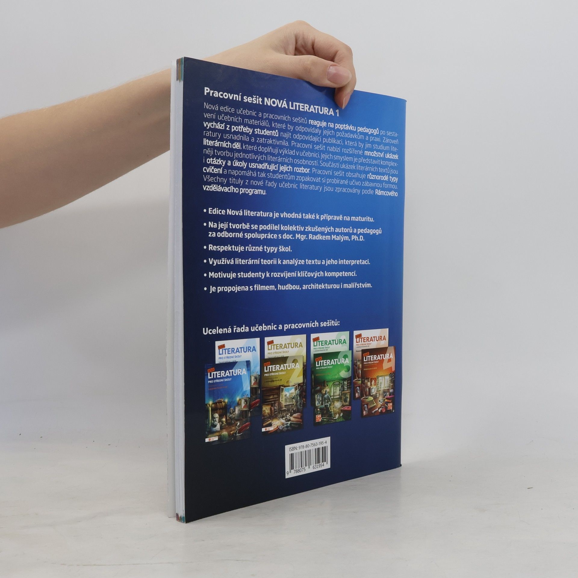 Collectif d'auteurs Nová literatura 1 pro střední školy. Pracovní sešit pro 1. ročník s ukázkami literárních děl