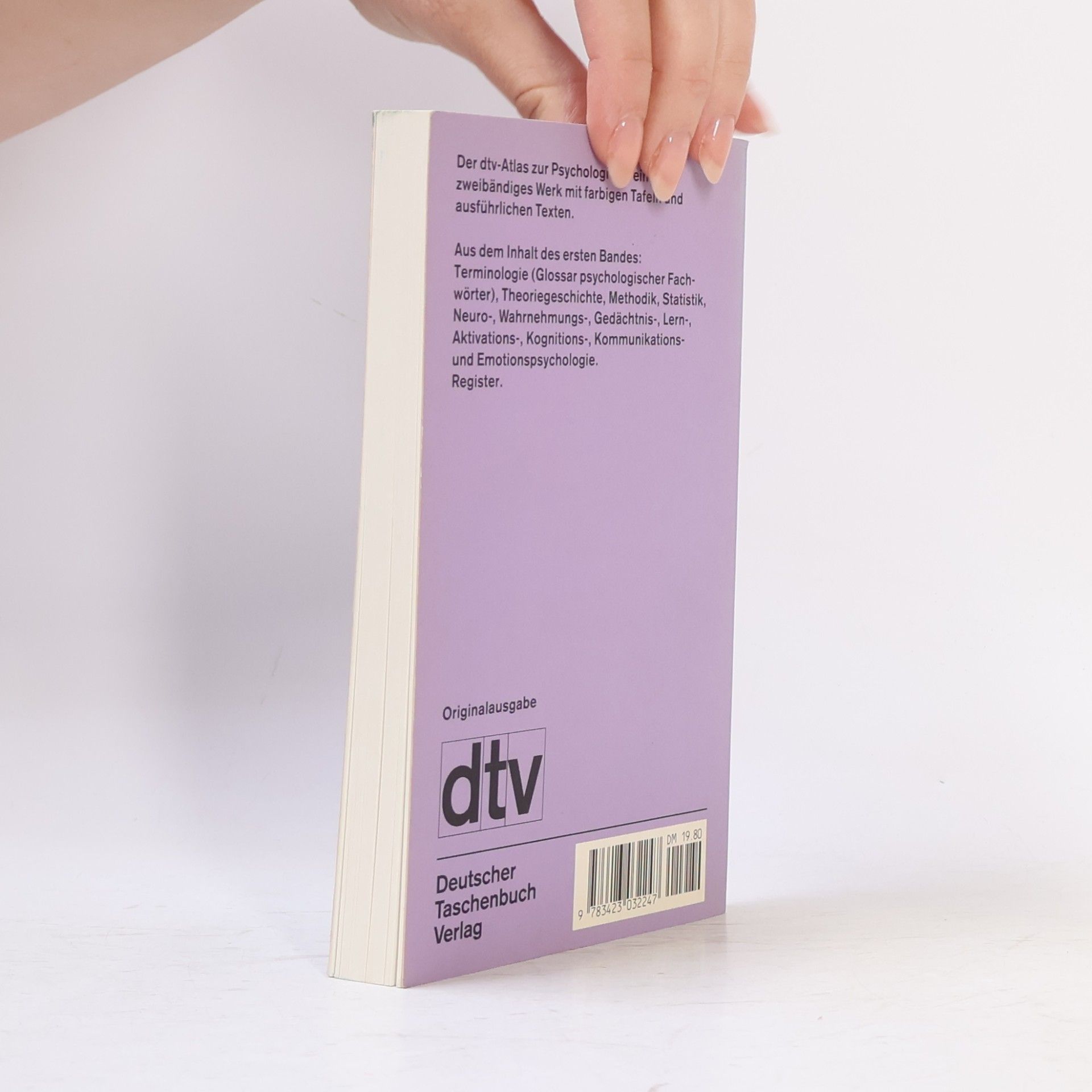 Hellmuth Benesch dtv-Atlas zur Psychologie