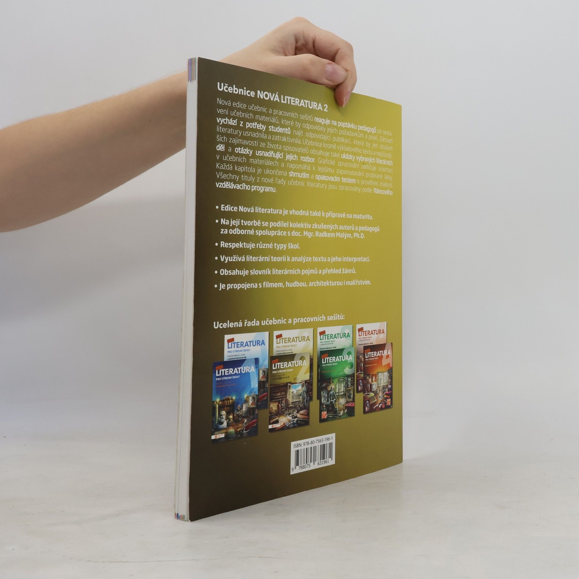 Various authors Nová literatura pro střední školy. Učebnice pro 2. ročník s ukázkami literárních děl