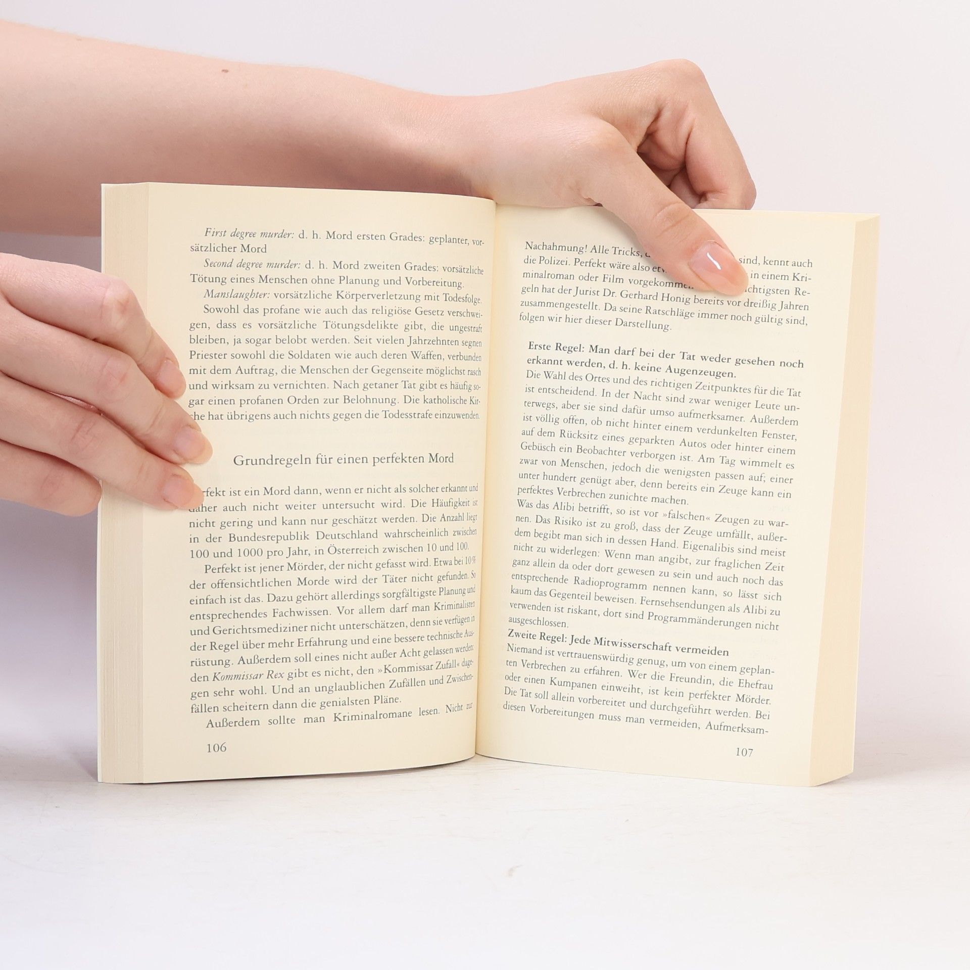 Hans Bankl Im Rücken steckt das Messer