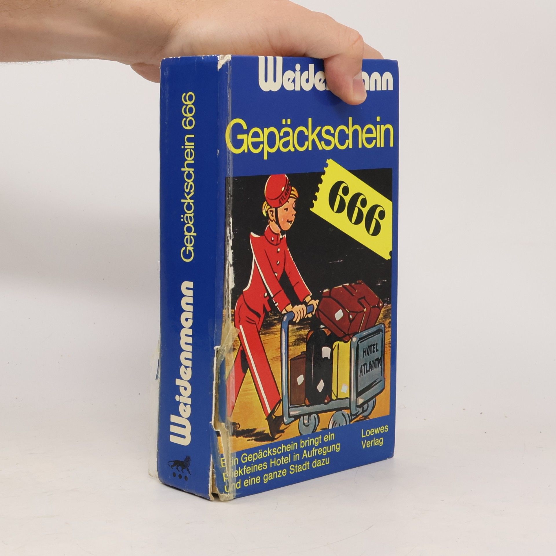 Alfred Weidenmann Gepäckschein 666