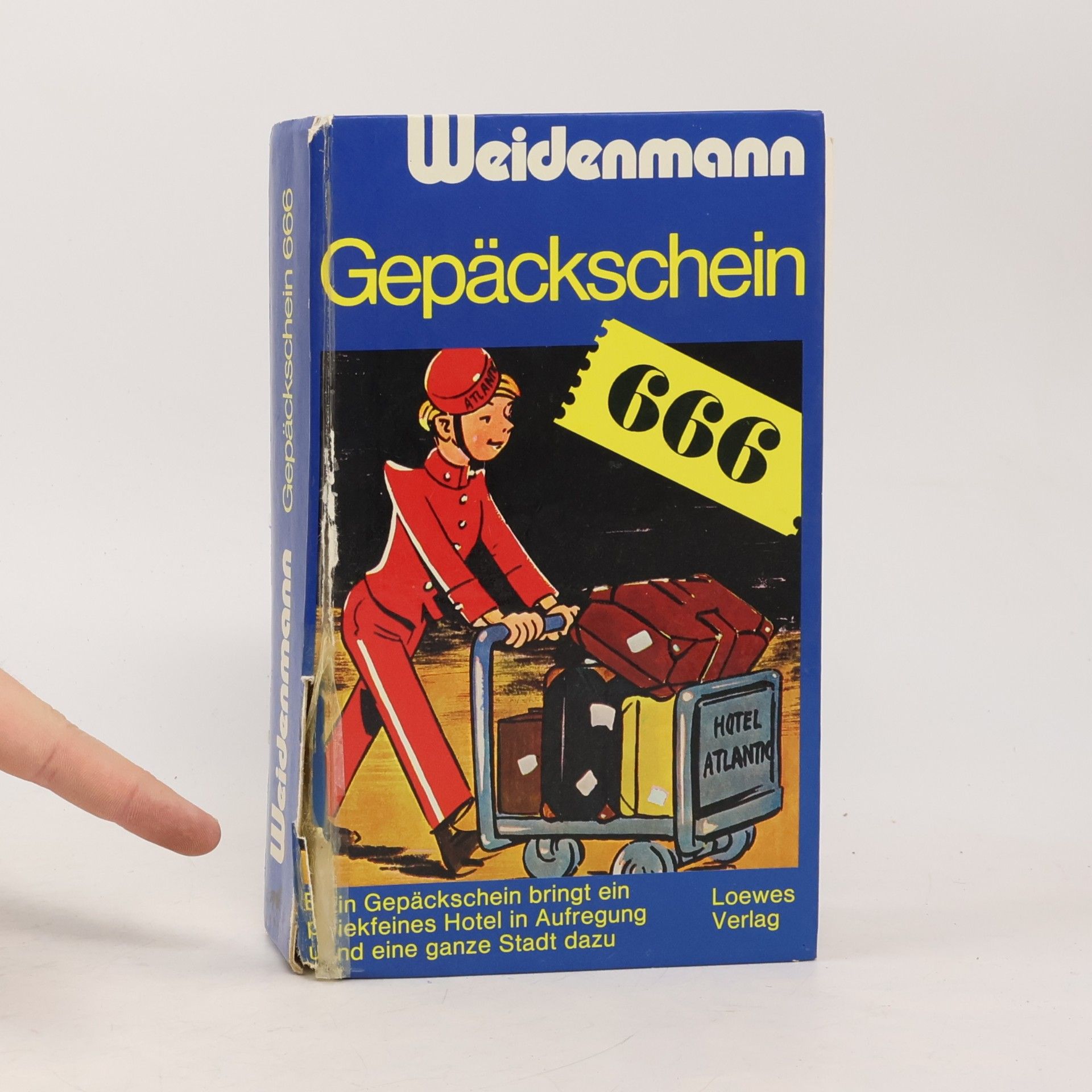 Alfred Weidenmann Gepäckschein 666