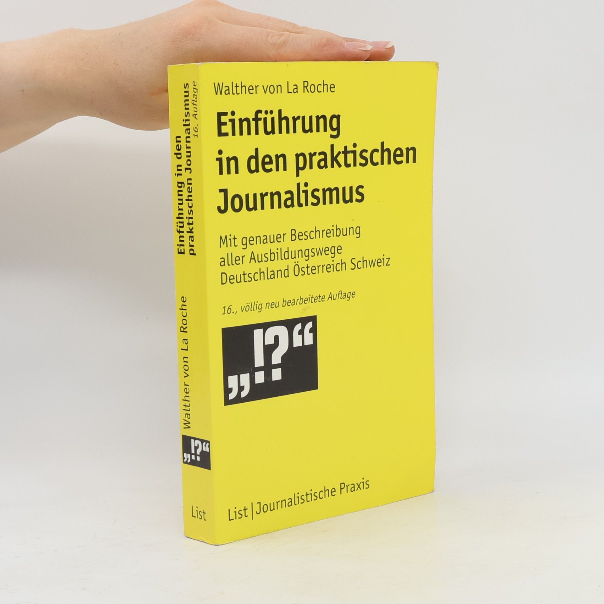 Walther von La Roche Einführung in den praktischen Journalismus
