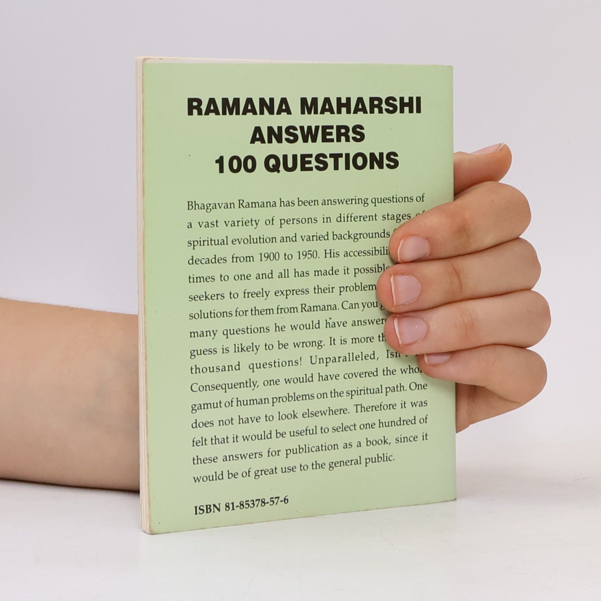 Maharshi Ramana Answers 100 Questions