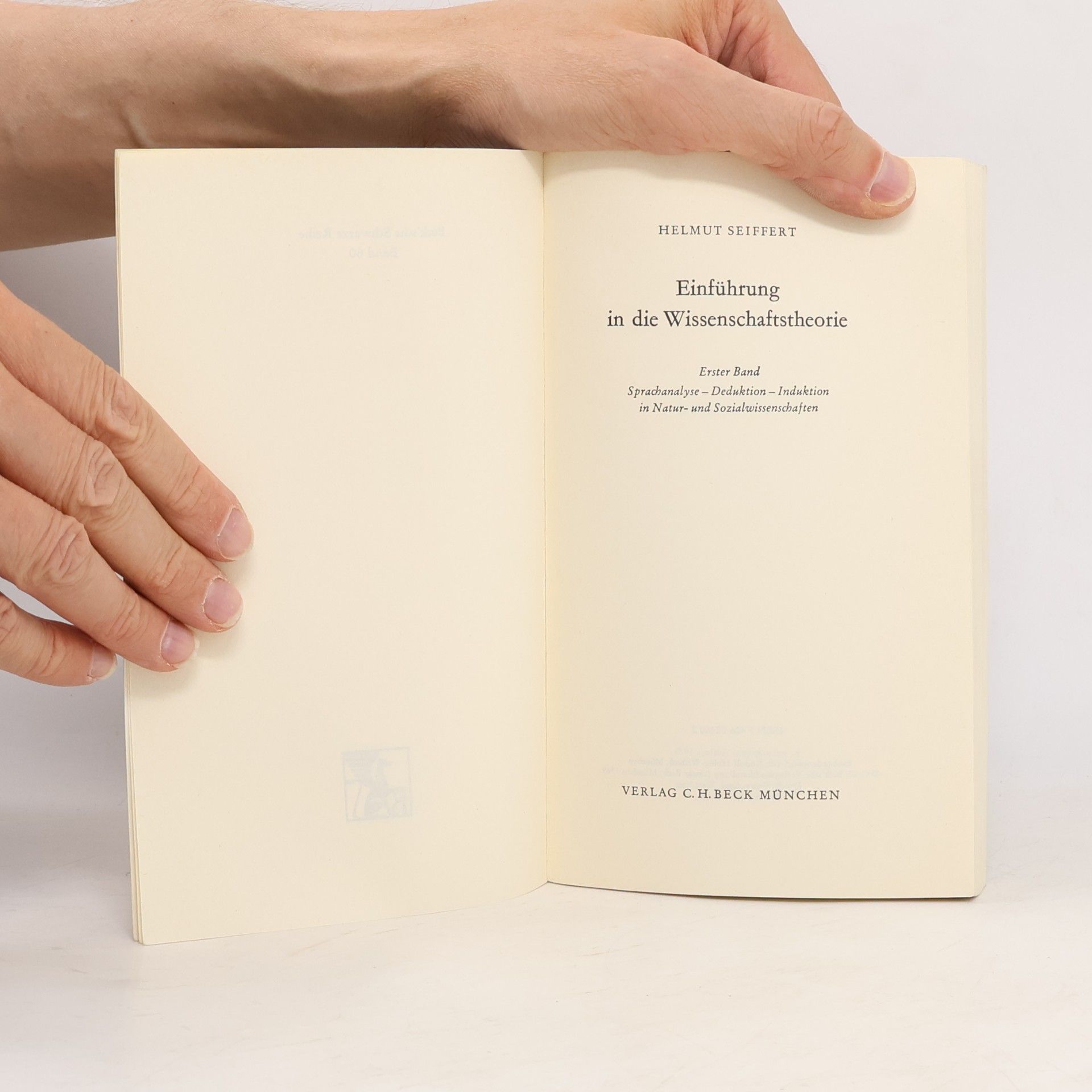 Helmut Seiffert Einführung in die Wissenschaftstheorie 1