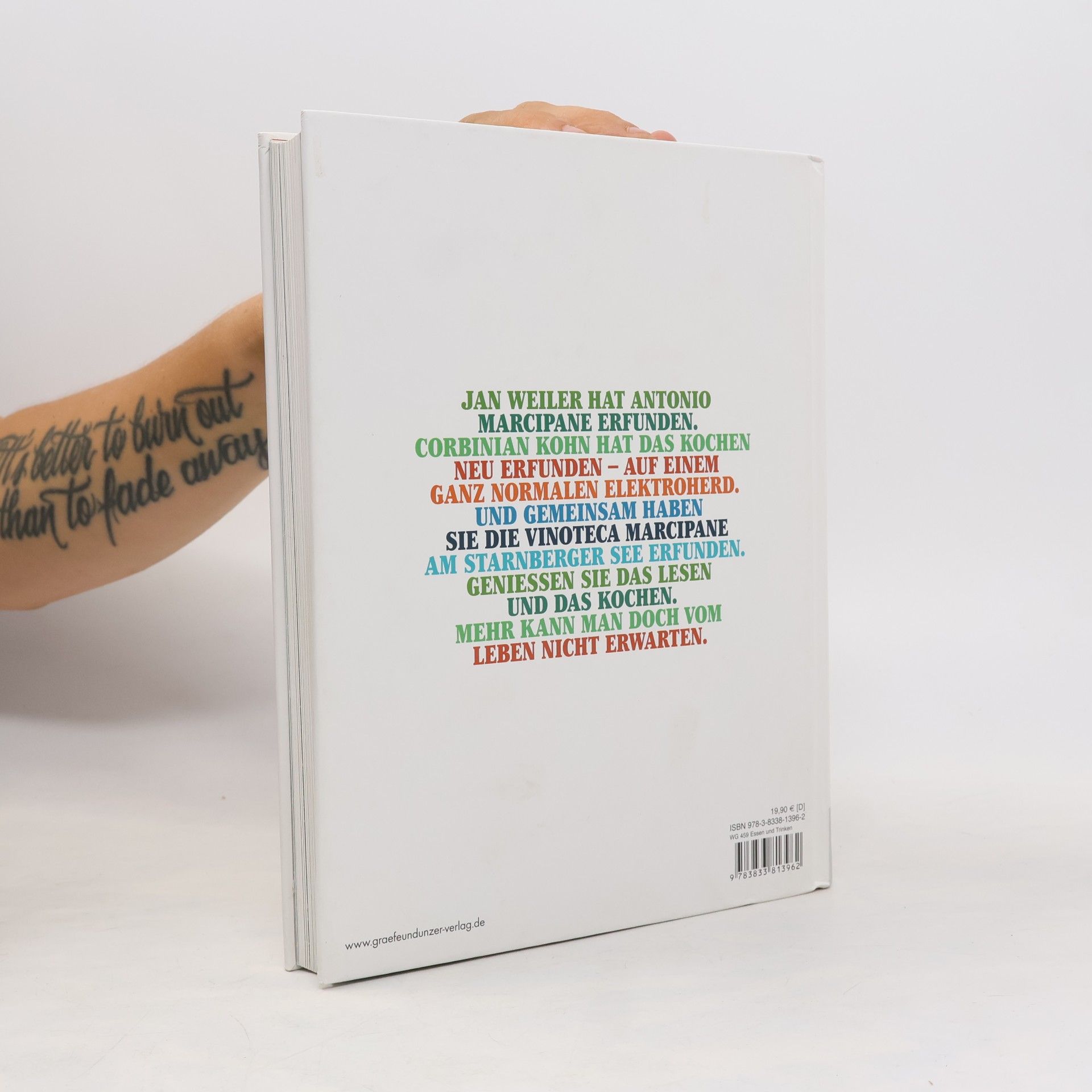 Jan Weiler Das Marcipane-Kochbuch