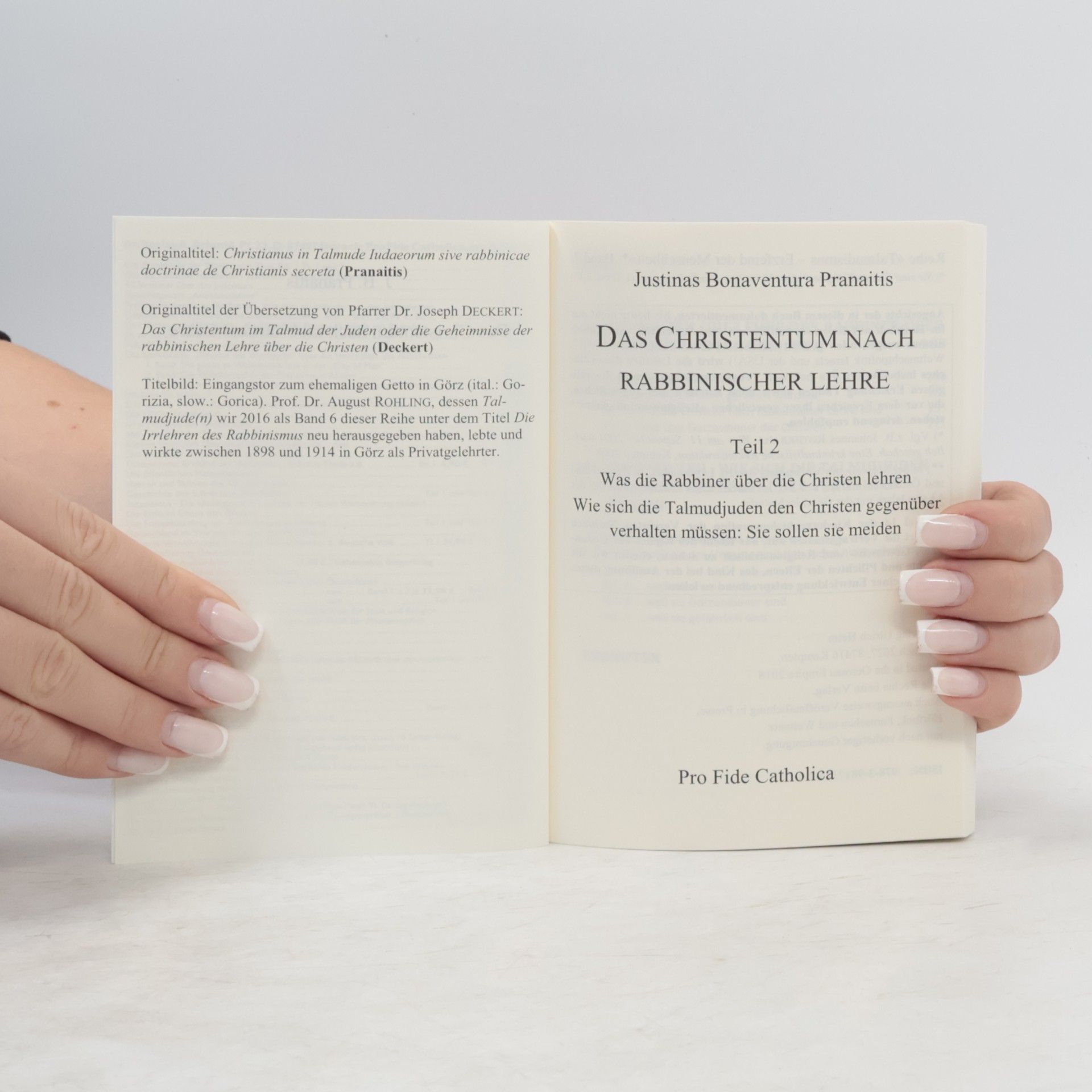 Justinas Bonaventura Pranaitis Das Christentum Band 7, Teil 2