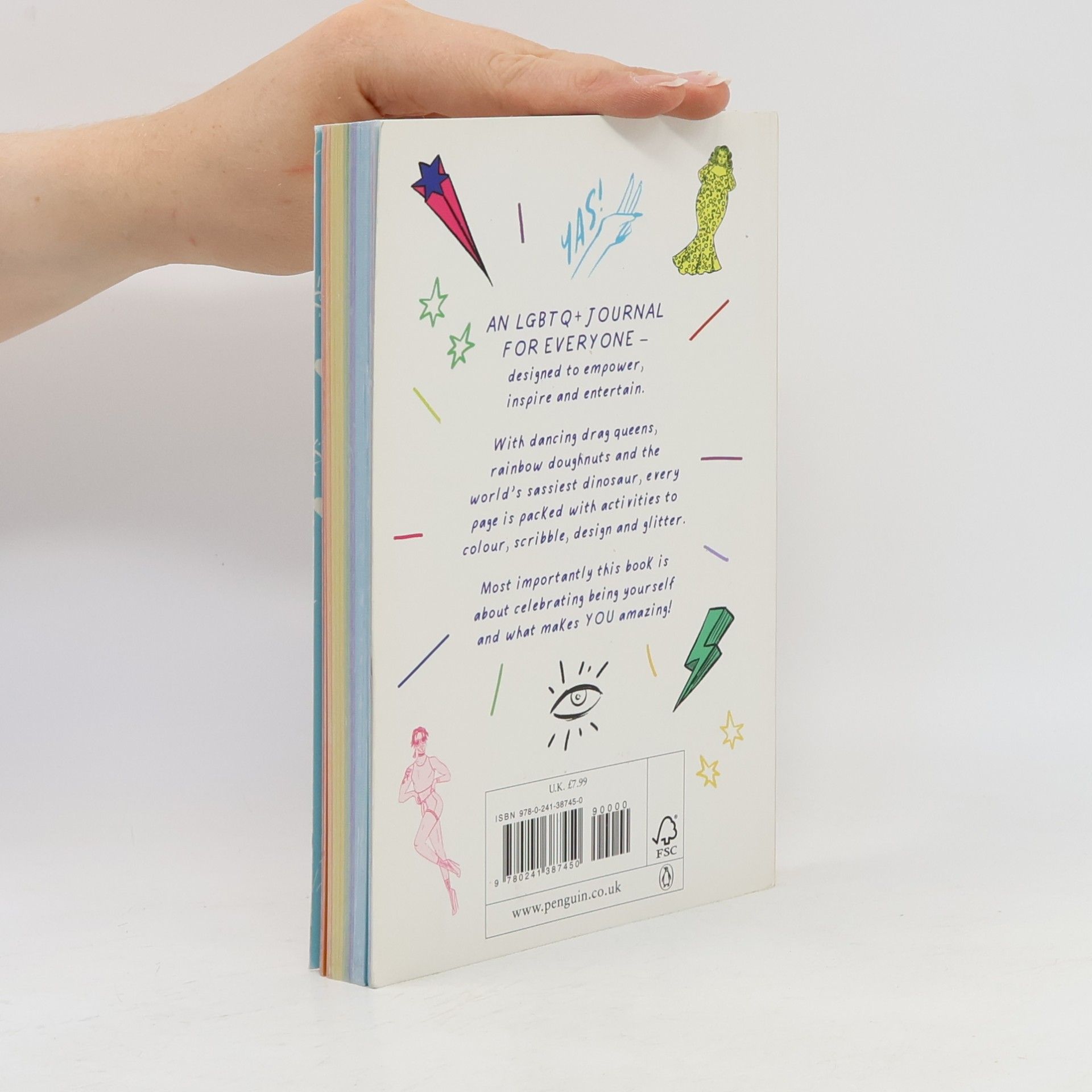 Dominic Evans Free to be me: an LGBTQ+ journal of love, pride & finding your inner rainbow