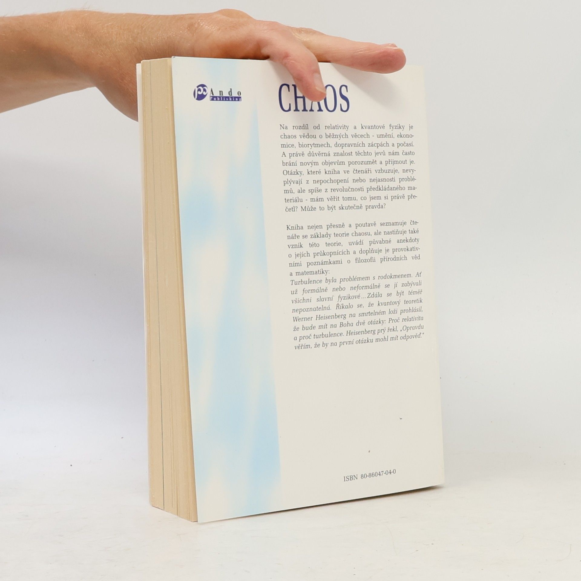 James Gleick Chaos. Vznik nové vědy