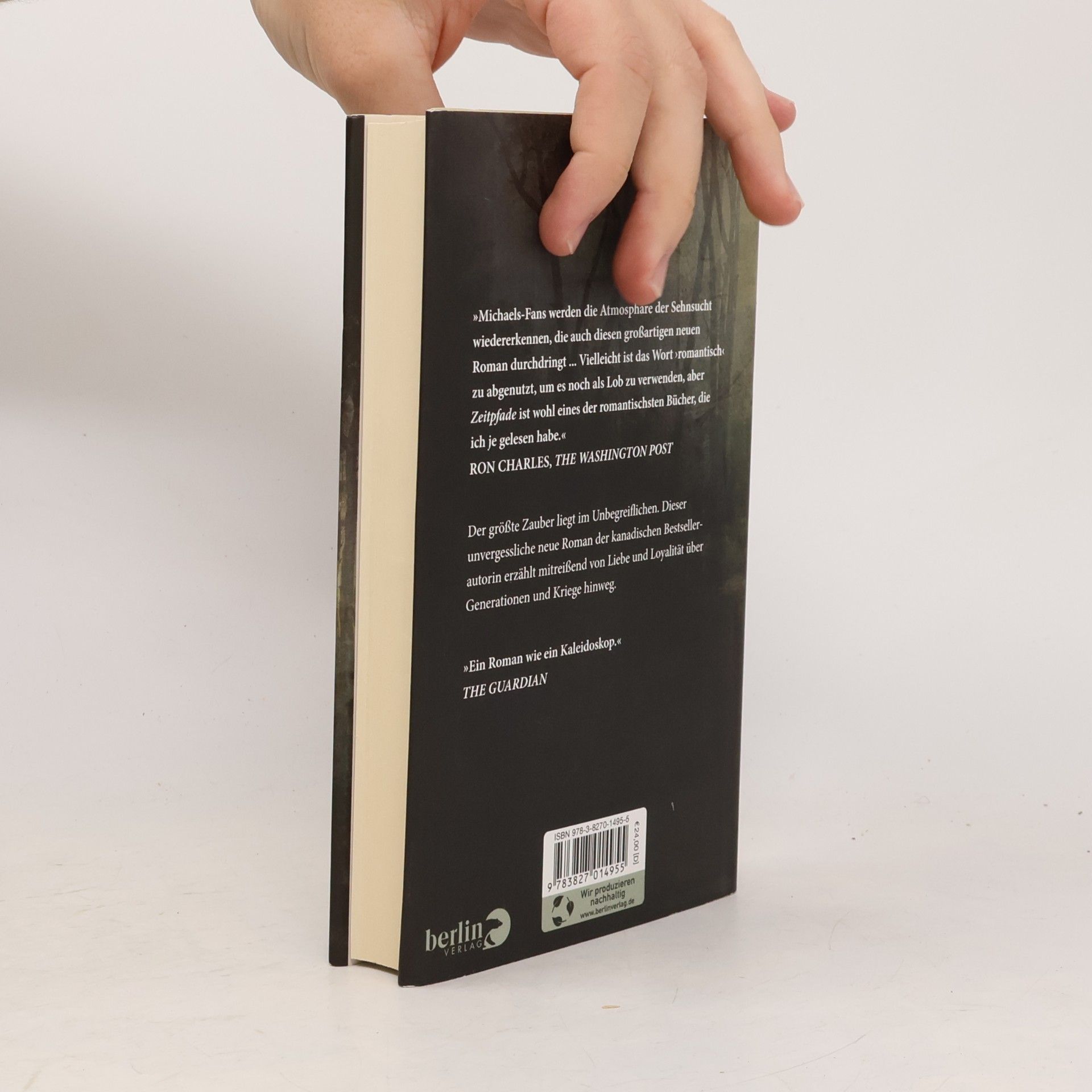 Anne Michaels Zeitpfade. Roman | Von der Autorin von Fluchtstücke