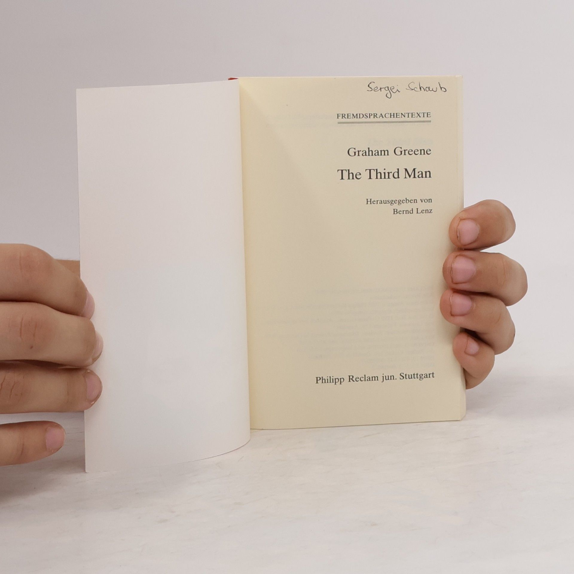 Graham Greene The third man