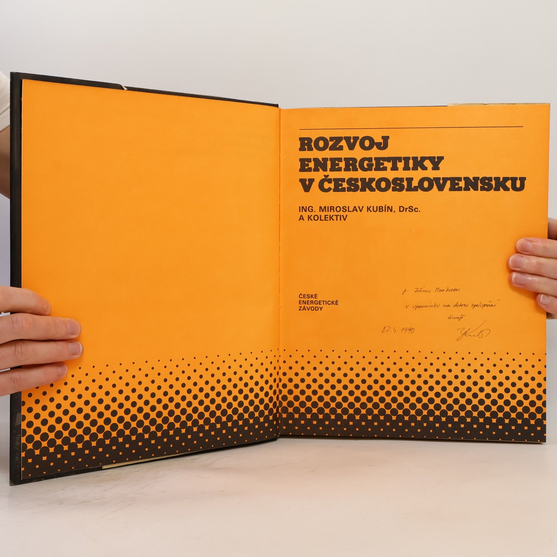 Miroslav Kubín Rozvoj energetiky v Československu