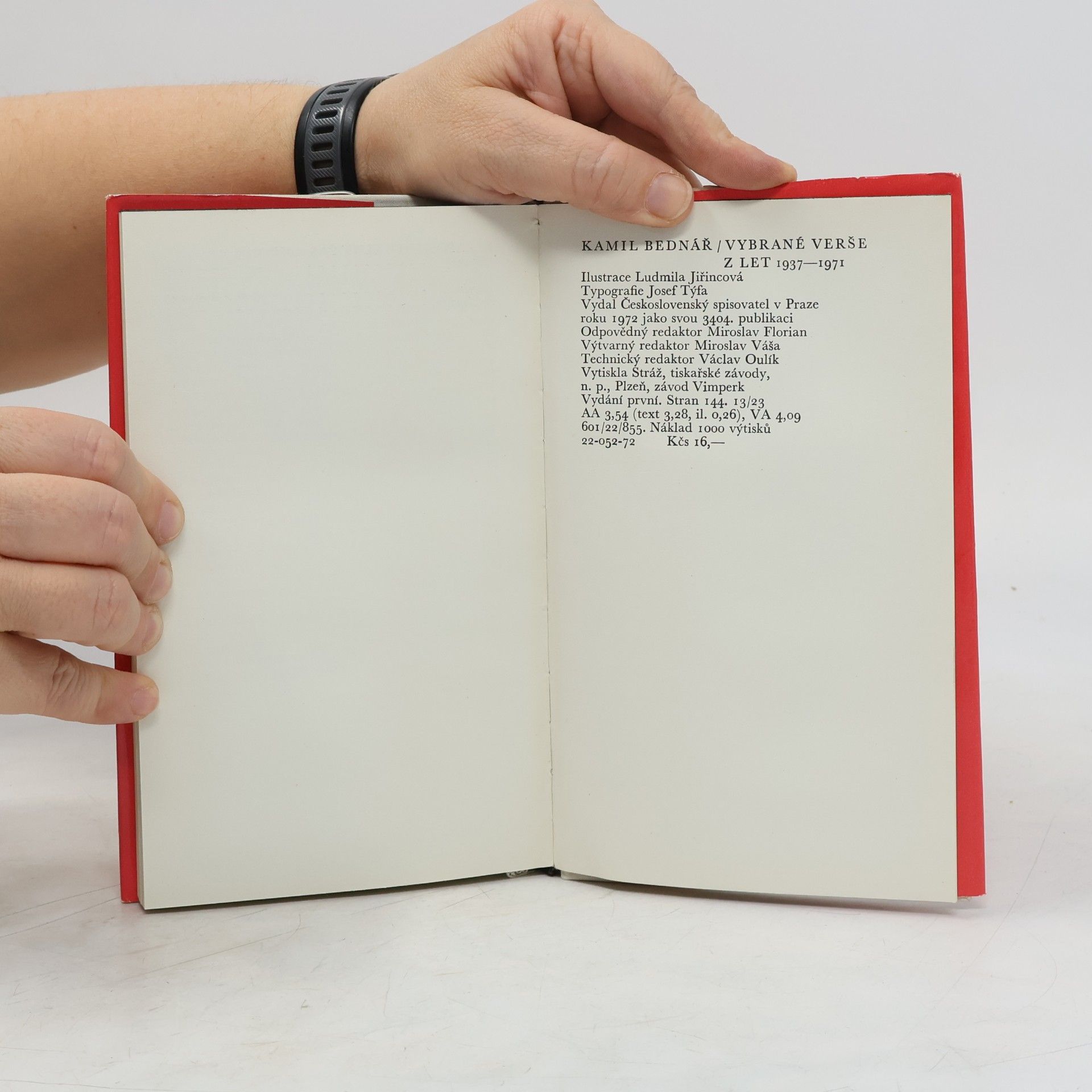 Kamil Bednář Vybrané verše z let 1937–1971