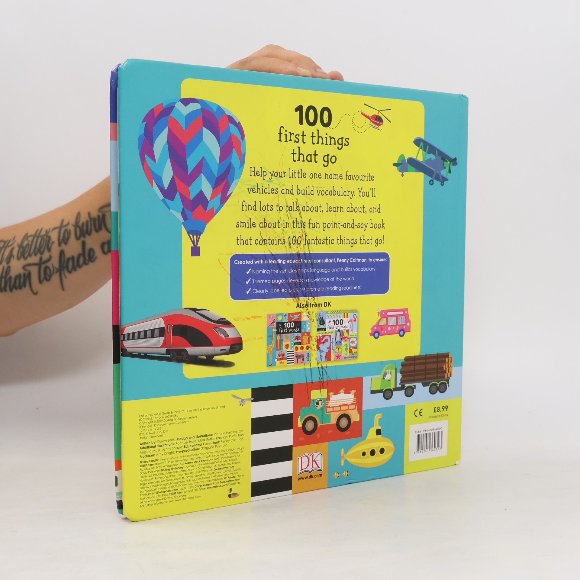 Dawn Sirett 100 First Things That Go Board Book