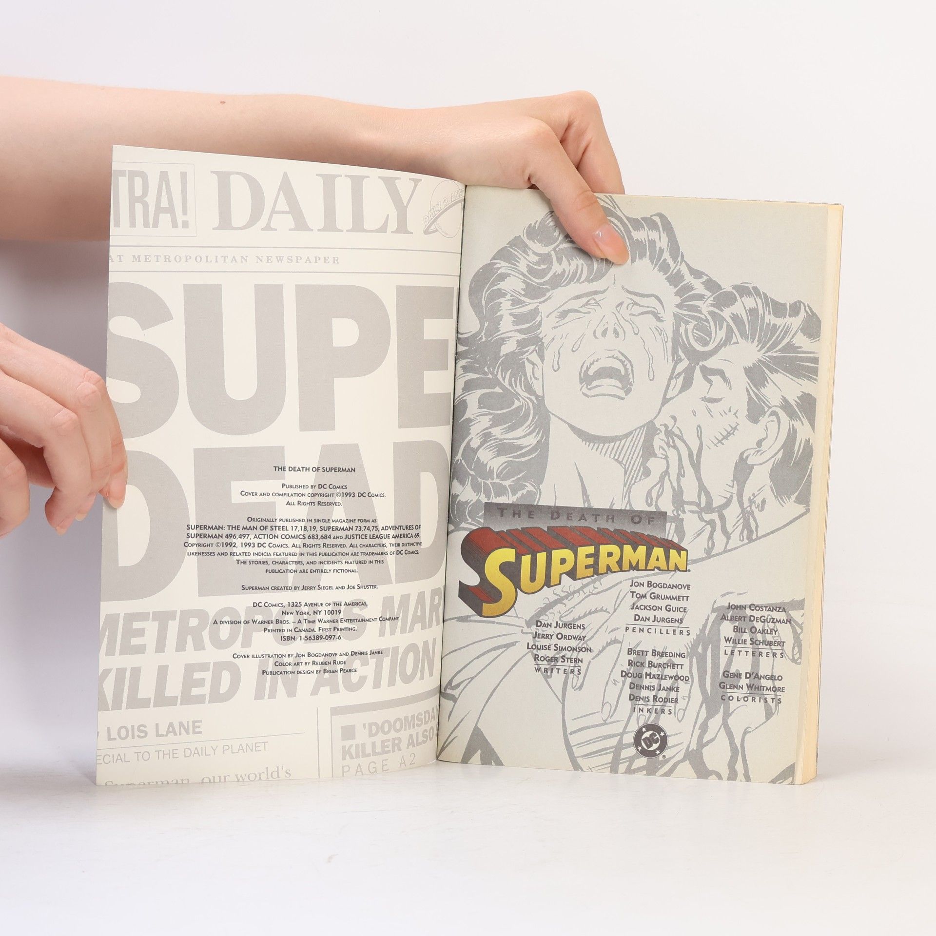 Jerry Ordway The Death of Superman