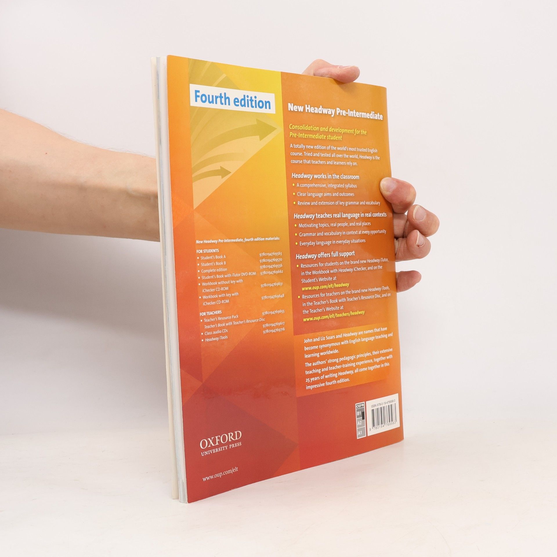 John Soars New Headway : fourth edition. Pre-intermediate. Student's book : part A, units 1-6