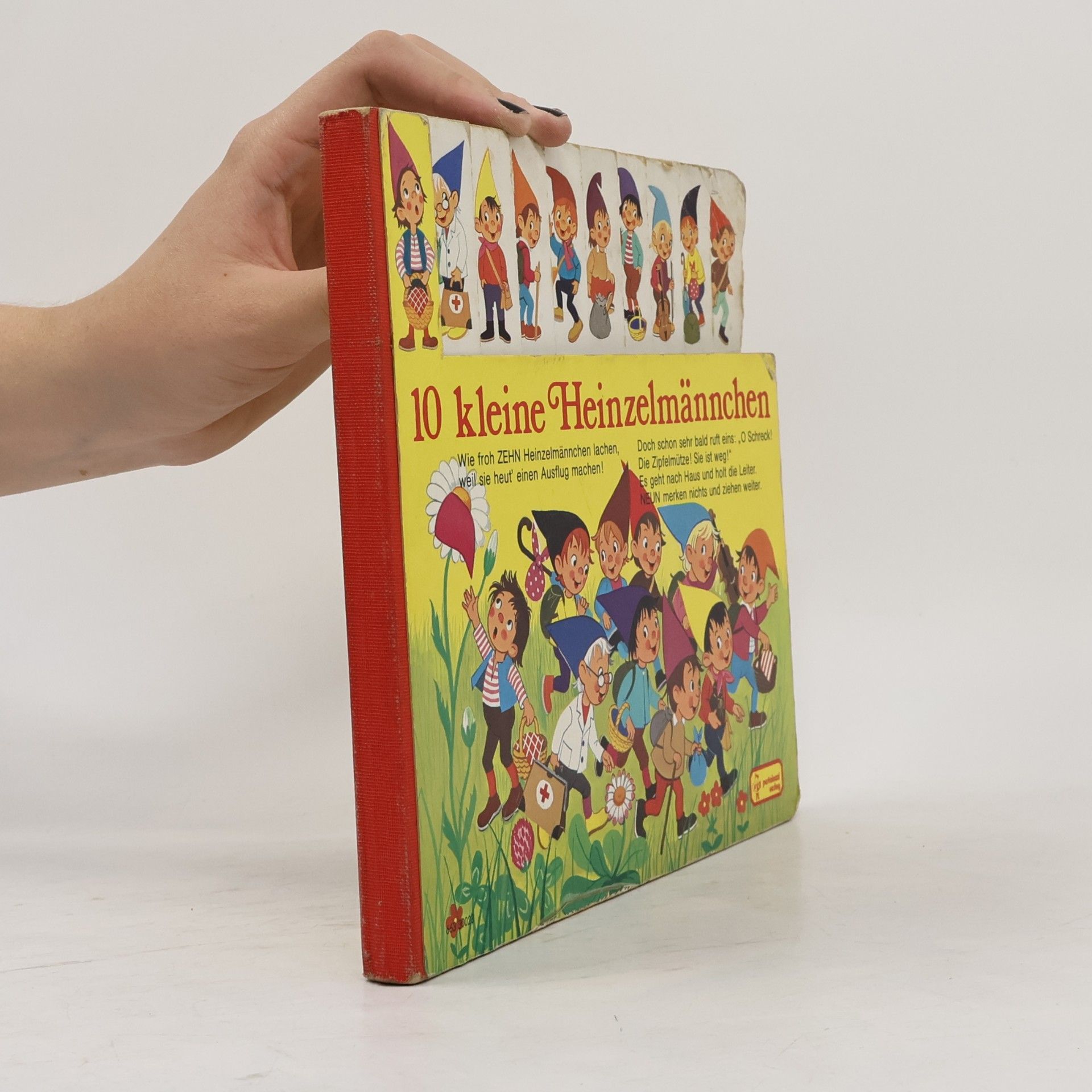 Gisela Fischer-Lingat Zehn kleine Heinzelmännchen. Register- Bilderbuch mit ausgestanztem Register