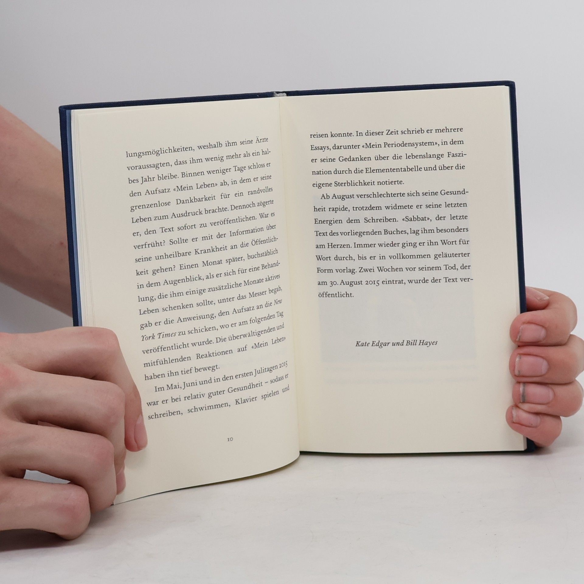 Oliver Sacks Dankbarkeit
