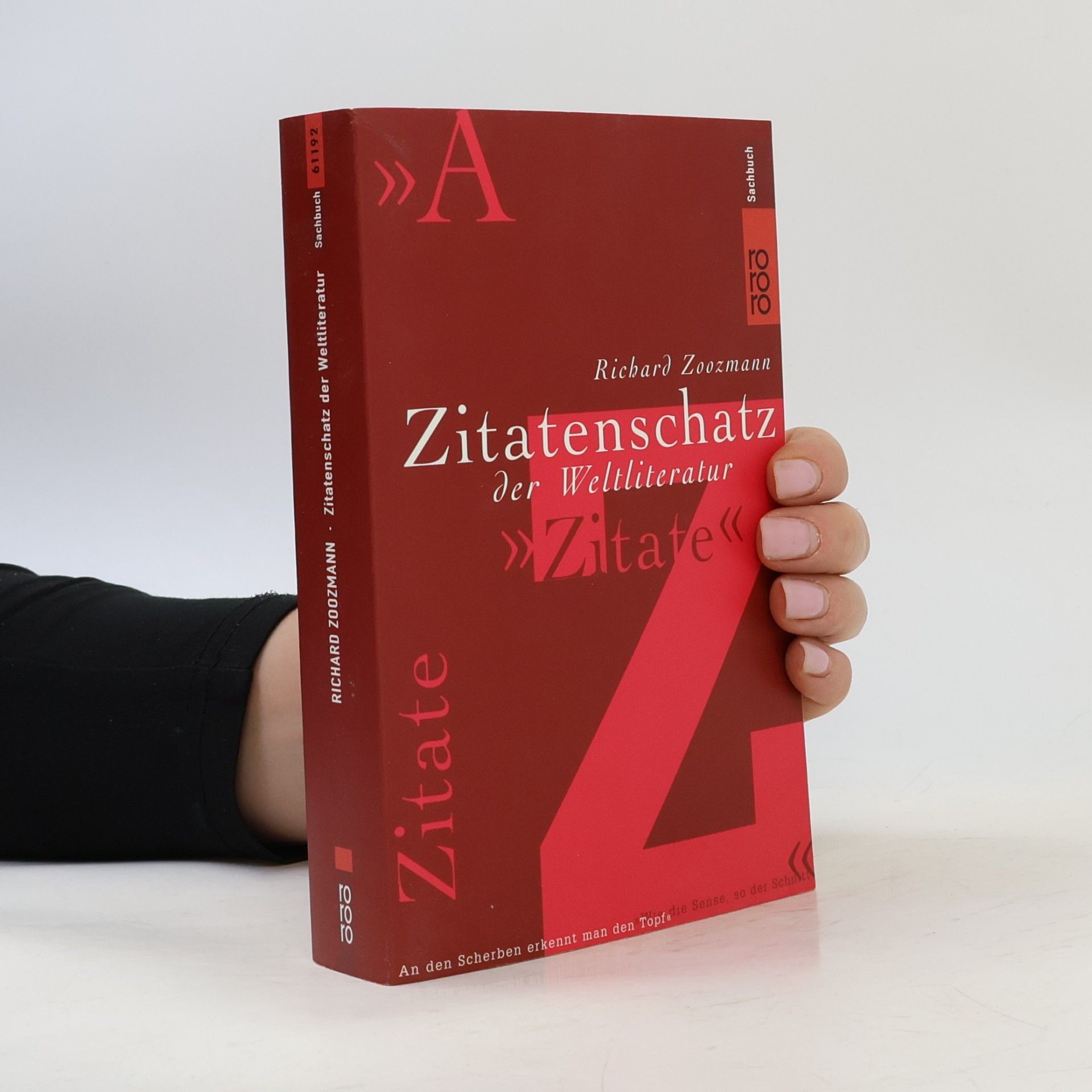 Richard Zoozmann Zitatenschatz der Weltliteratur