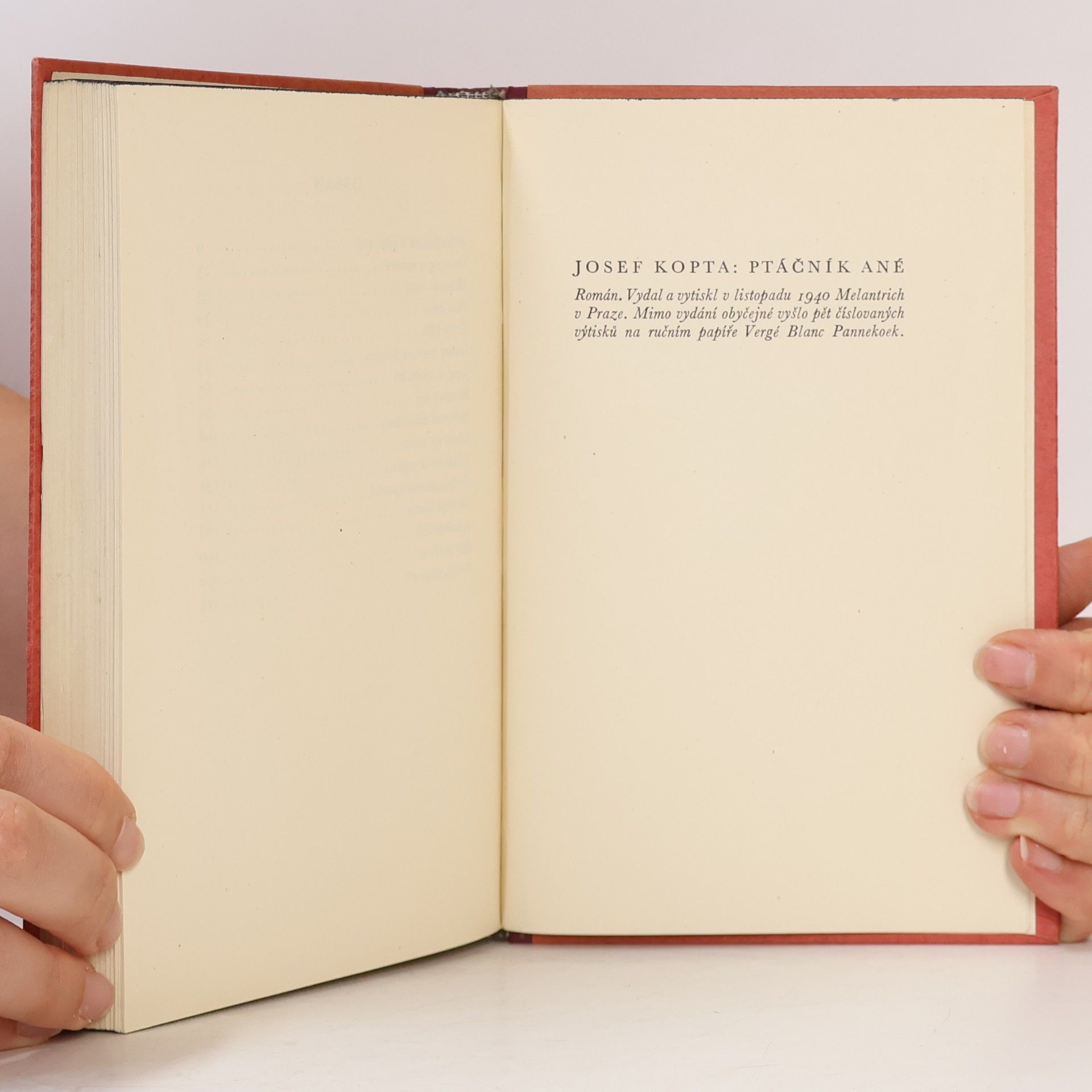 Josef Kopta Ptáčník Ané
