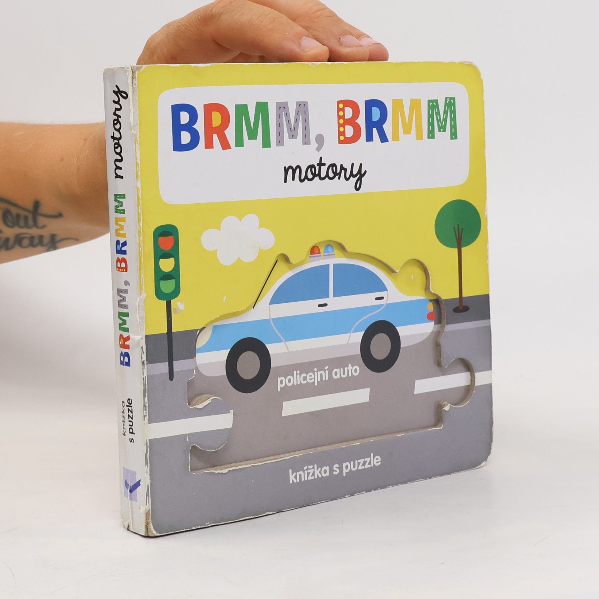 Brmm, brmm motory - Knížka s puzzle