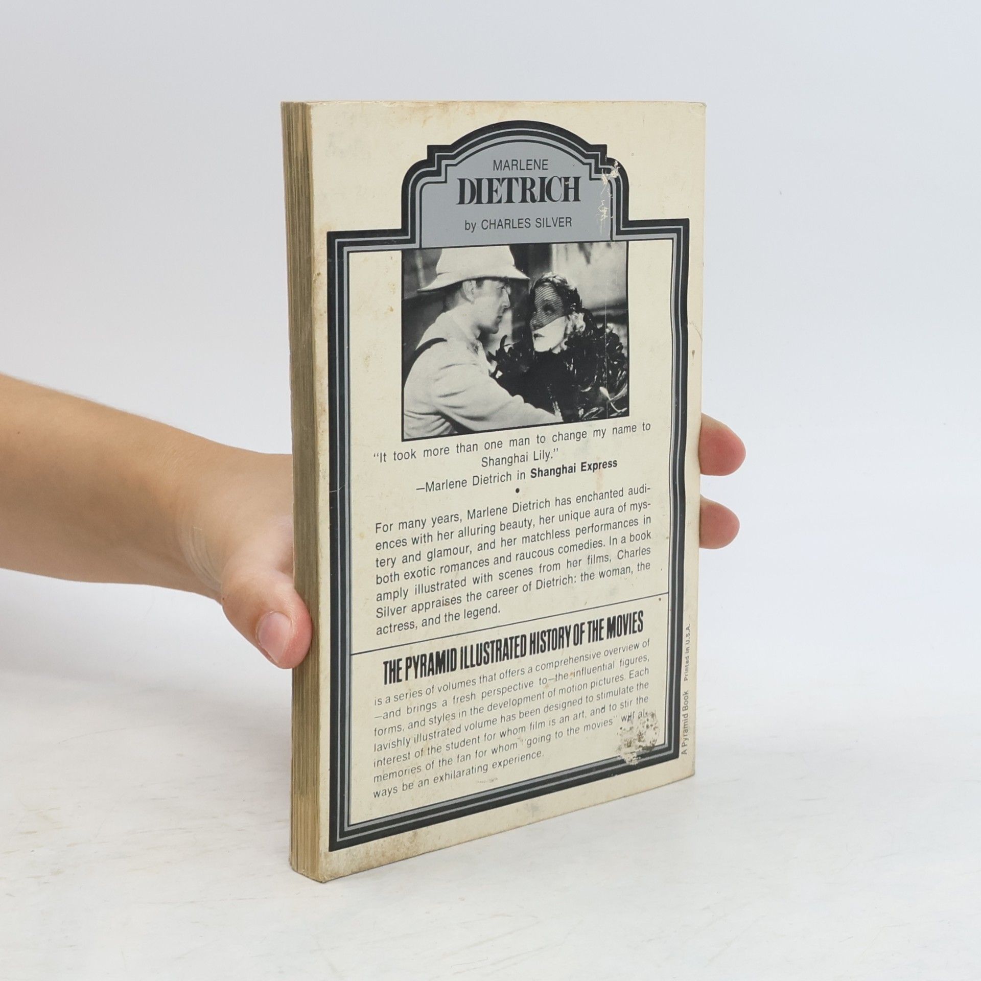 Charles Silverstein Pyramid Illustrated History Of The Movies: Marlene Dietrich