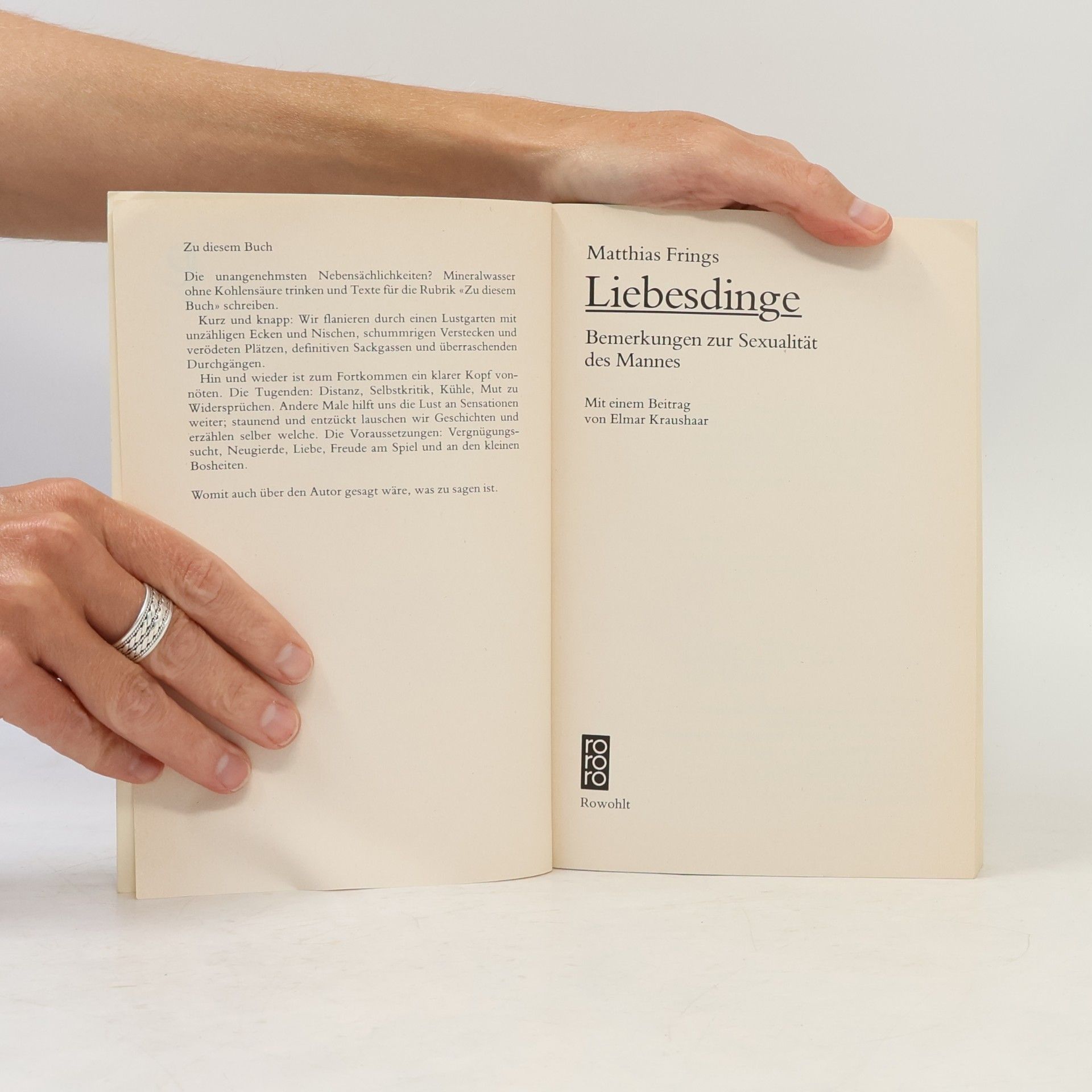 Matthias Frings Liebesdinge
