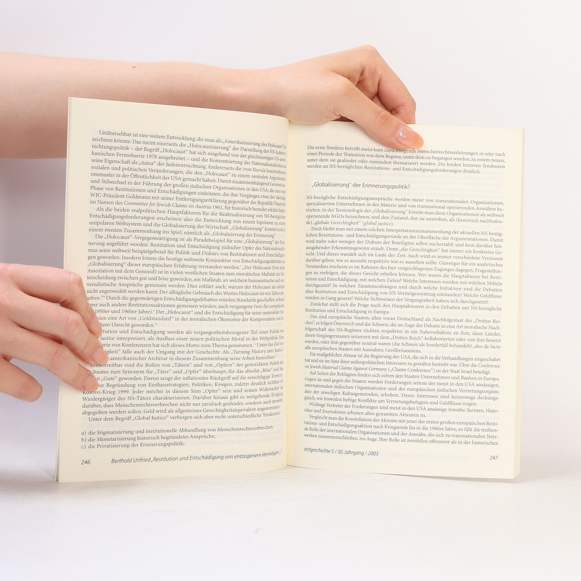 Various authors Zeit geschichte. 30. Jahrgang 2003 Heft 5