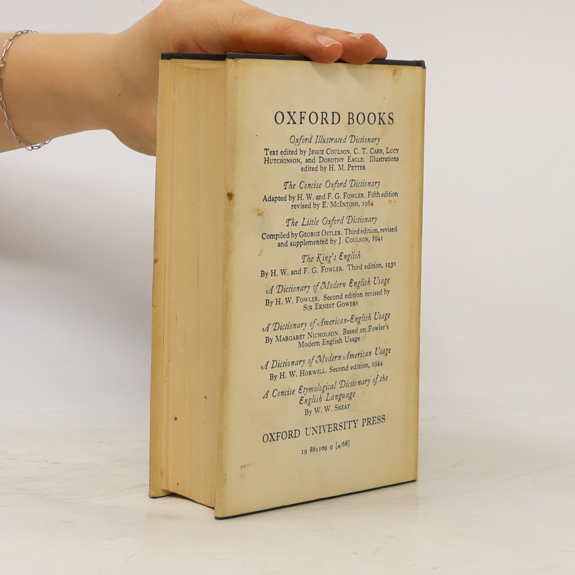 Francis George Fowler The Pocket Oxford Dictionary