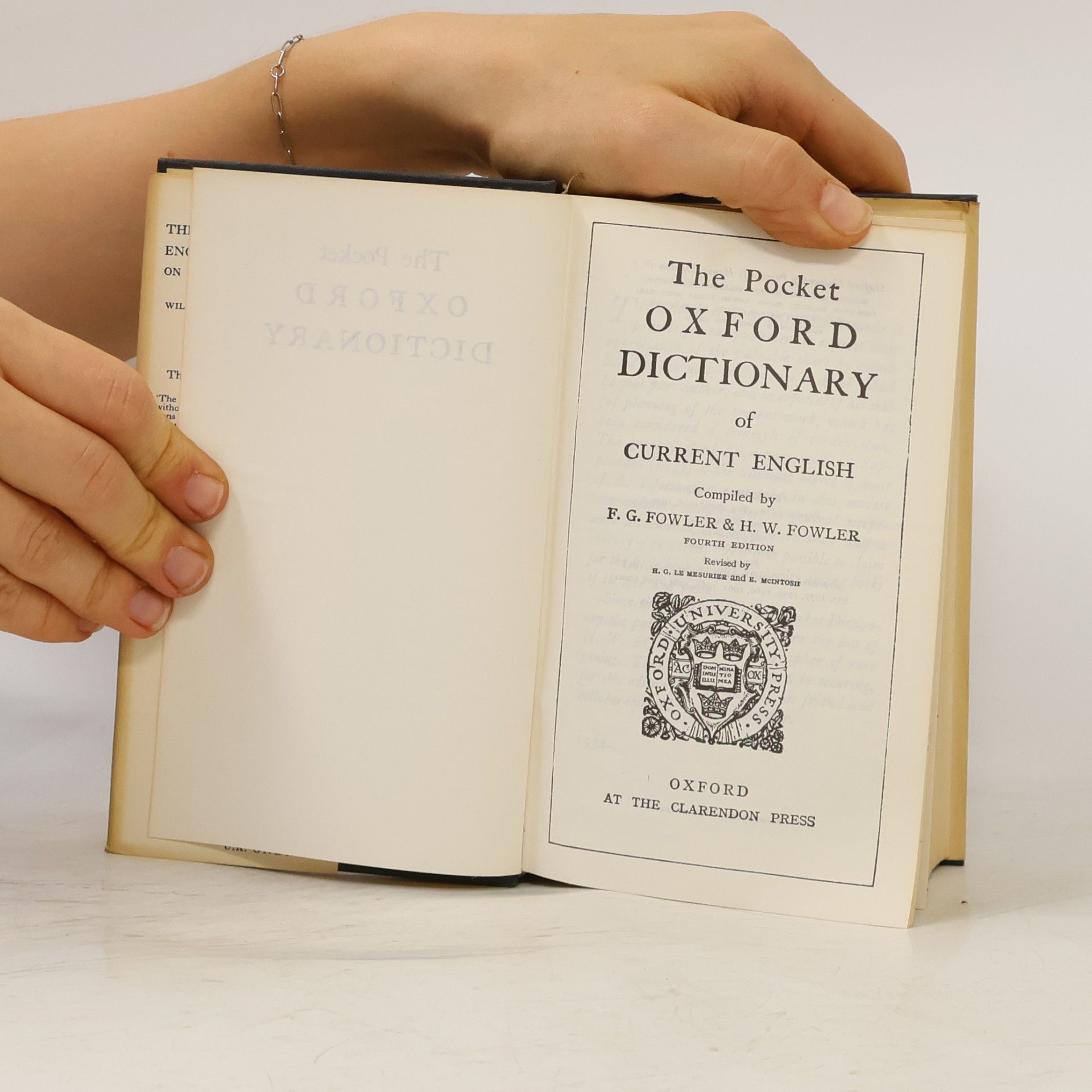 Francis George Fowler The Pocket Oxford Dictionary