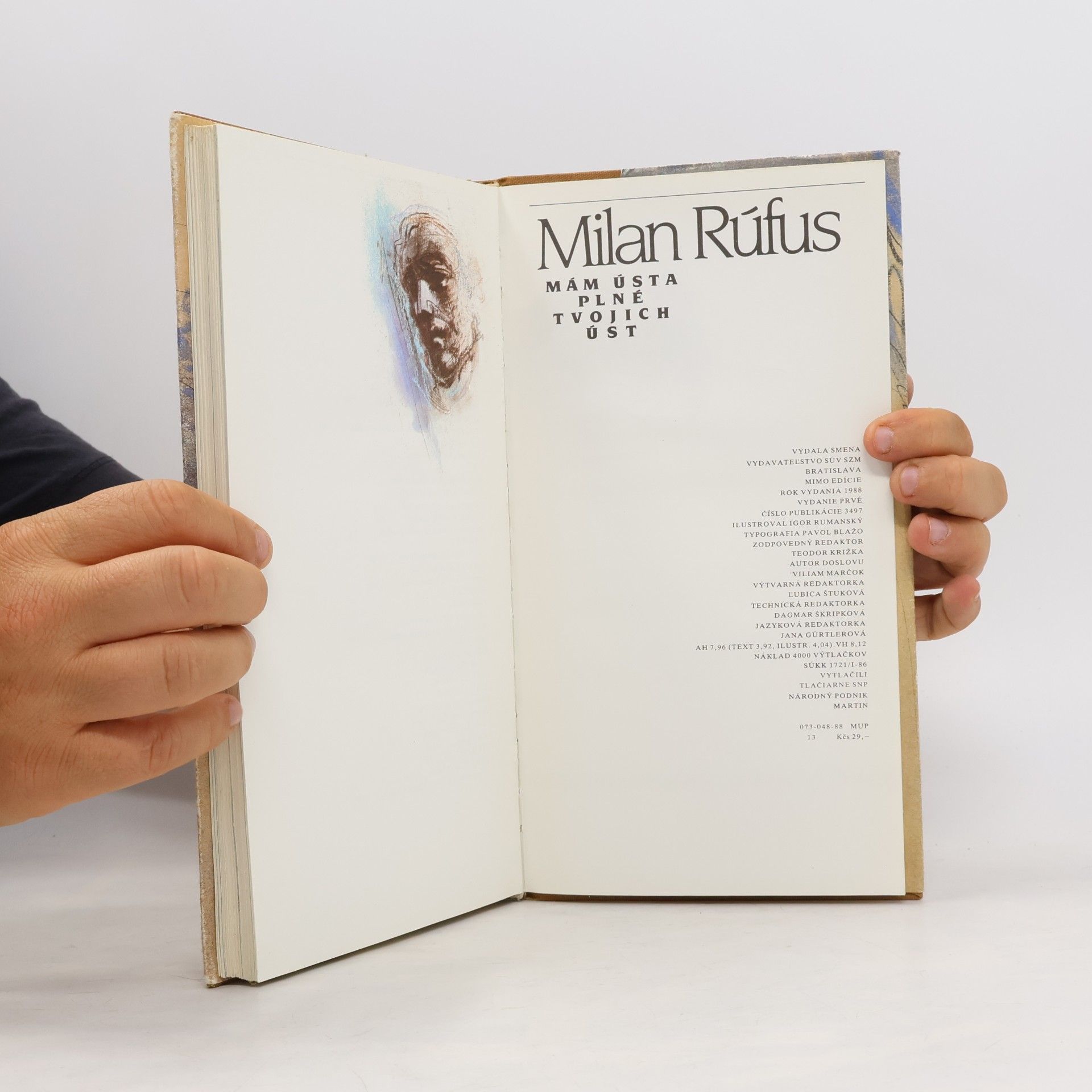 Milan Rúfus Mám ústa plné tvojich úst