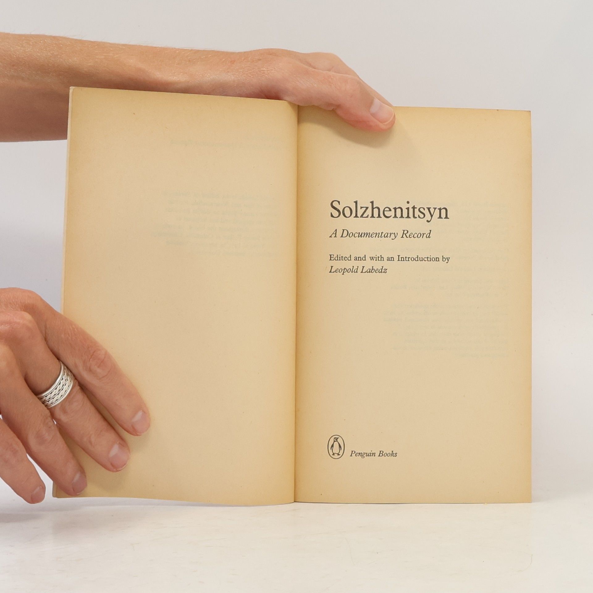 Leopold Labedz Solzhenitsyn
