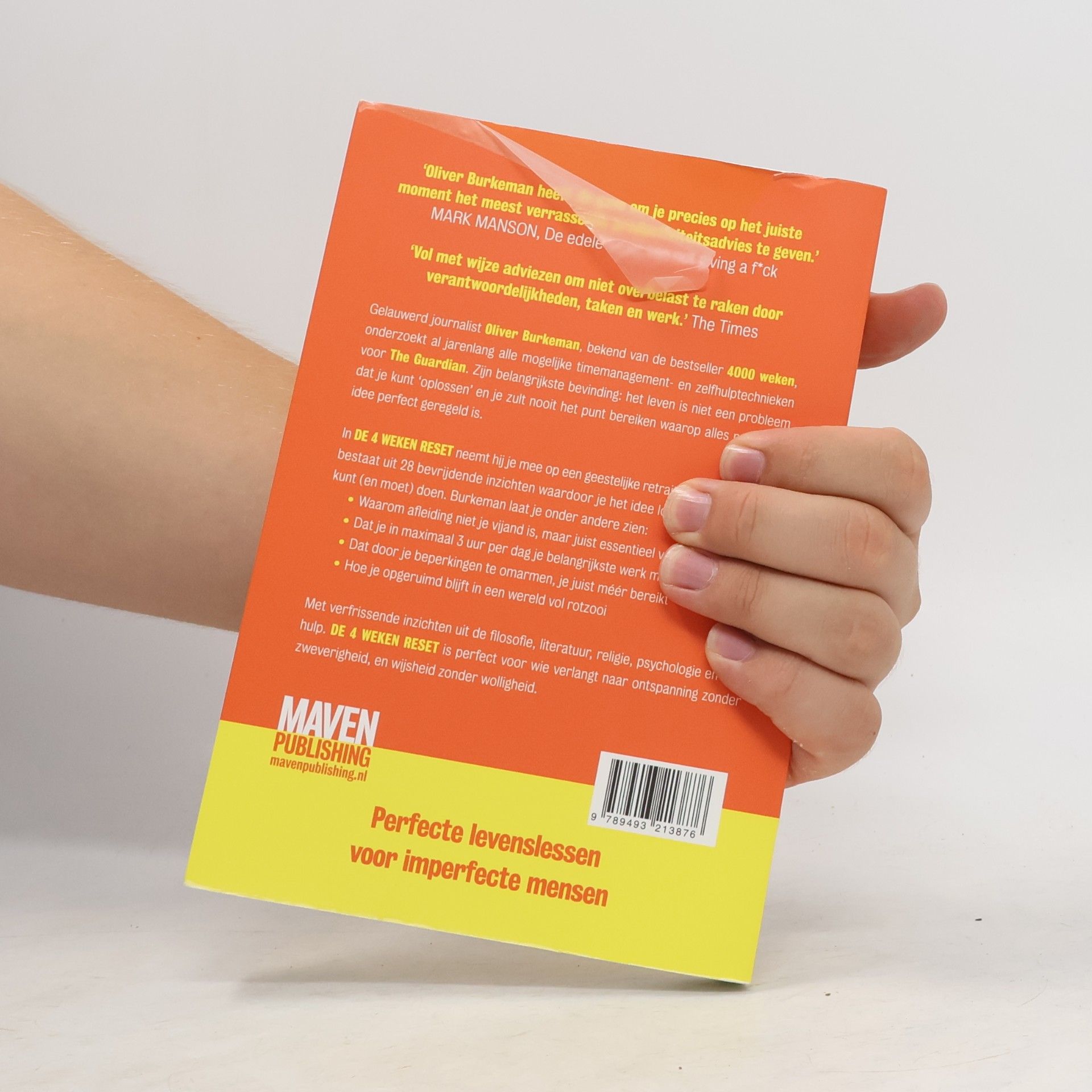 Oliver Burkeman De 4 weken reset