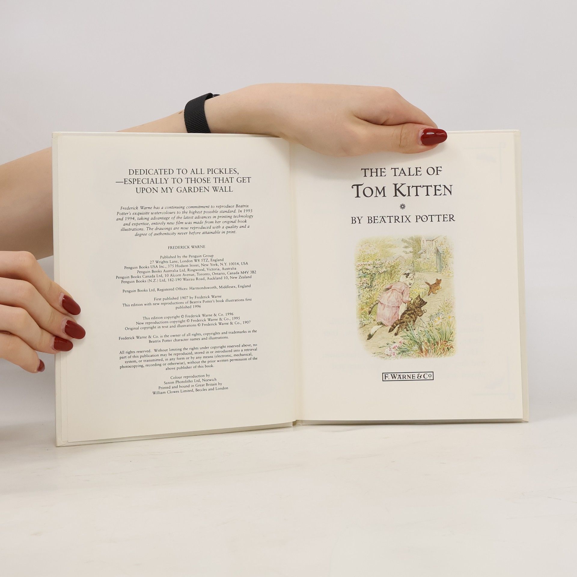 Beatrix Potter The Tale of Tom Kitten - The Original and Authorized Edition