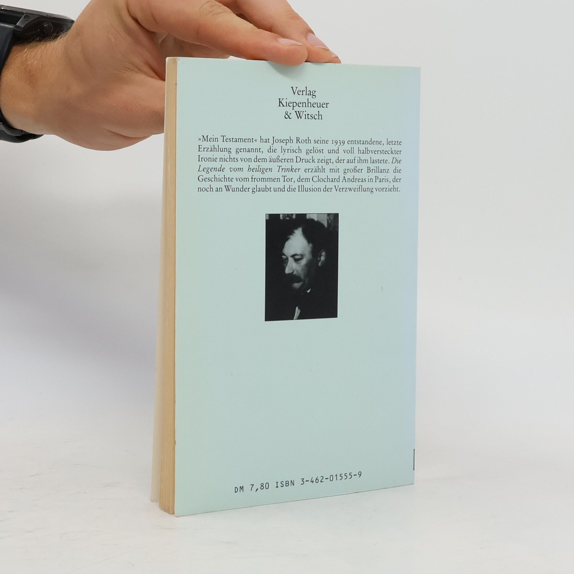 Joseph Roth Die Legende vom heiligen Trinker