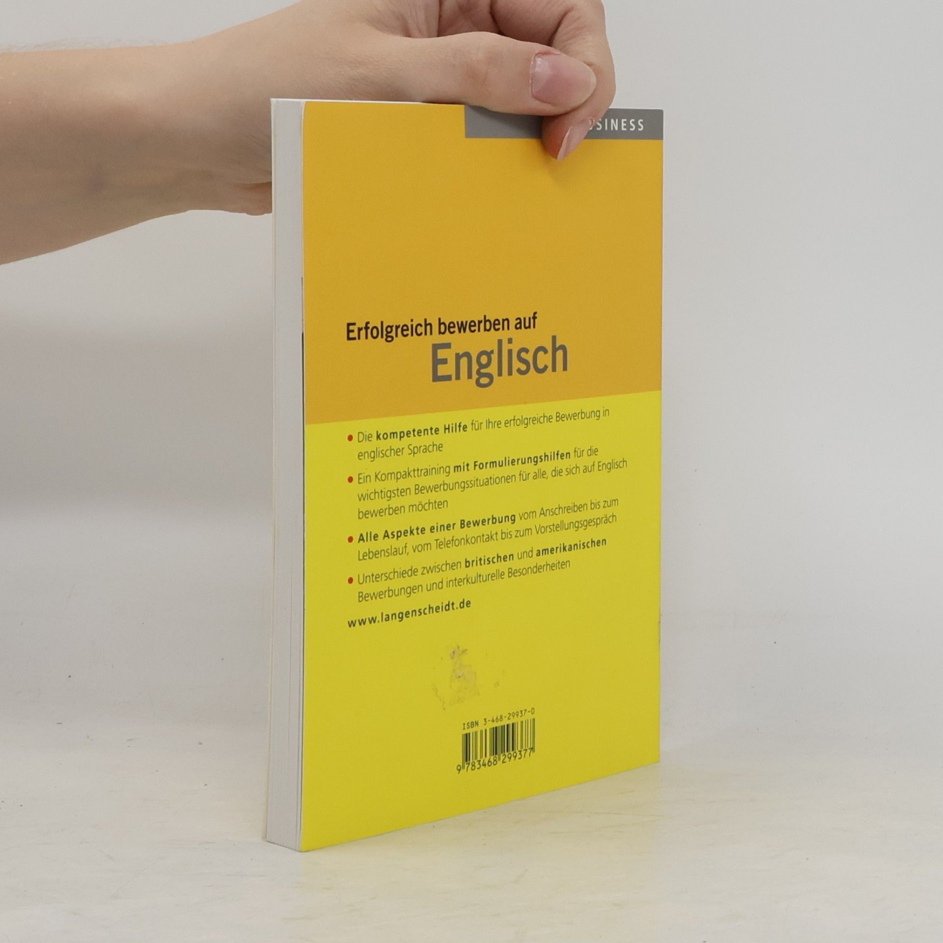 Joe lle Murray Langenscheidt, Erfolgreich bewerben auf Englisch